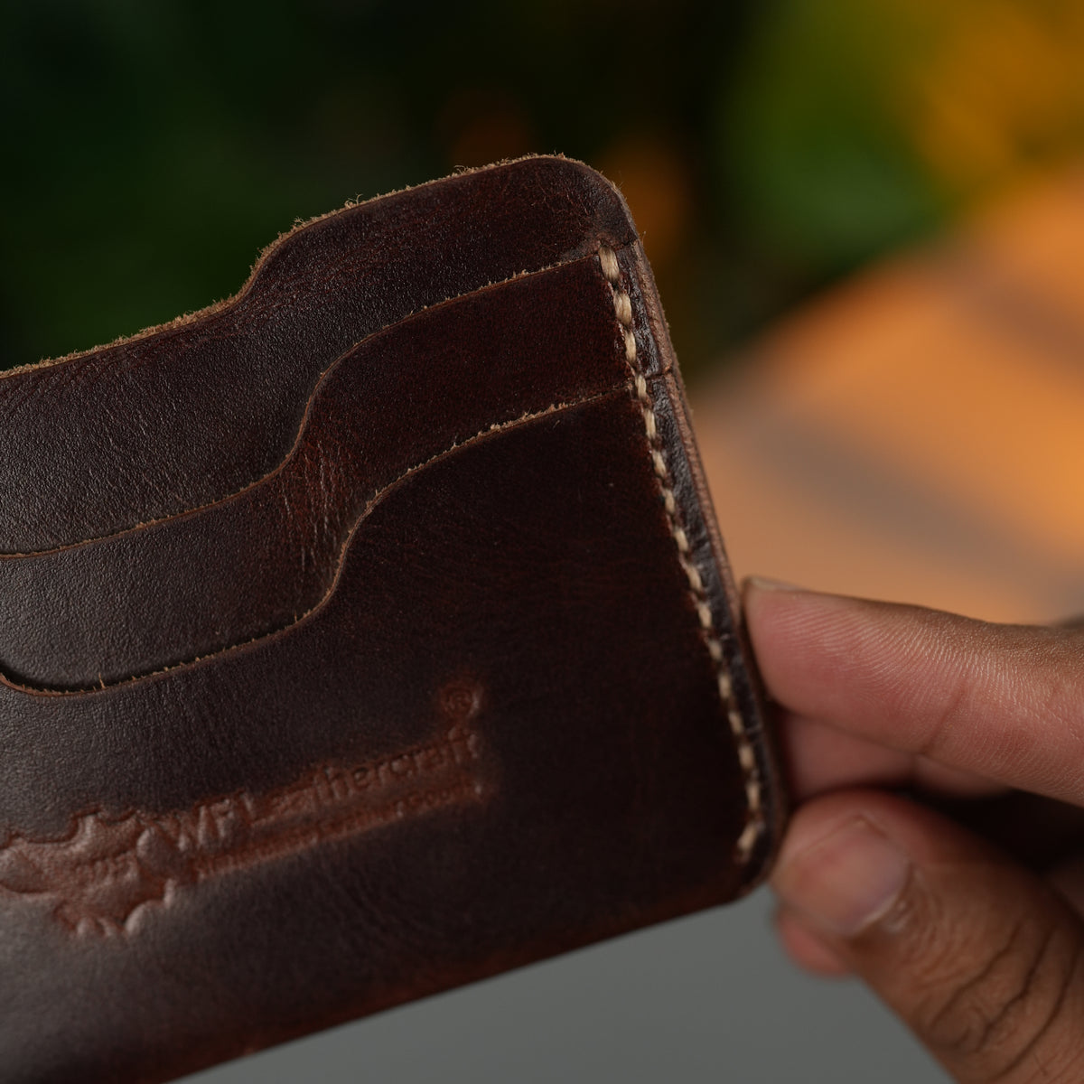 No. 113 Horizental Leather Cardholder