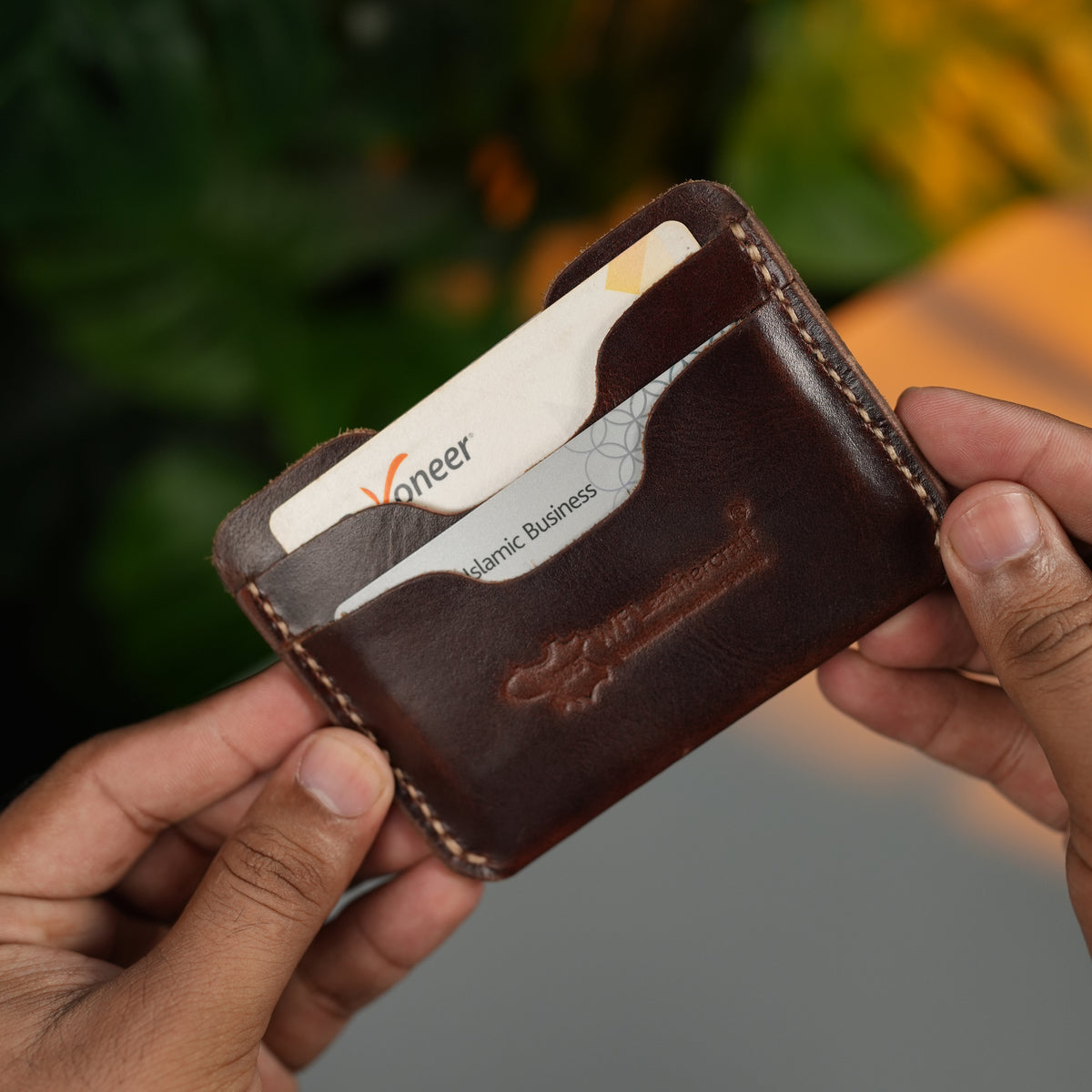 No. 113 Horizental Leather Cardholder