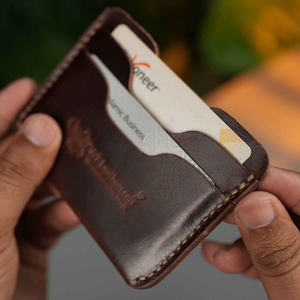 No. 113 Horizental Leather Cardholder