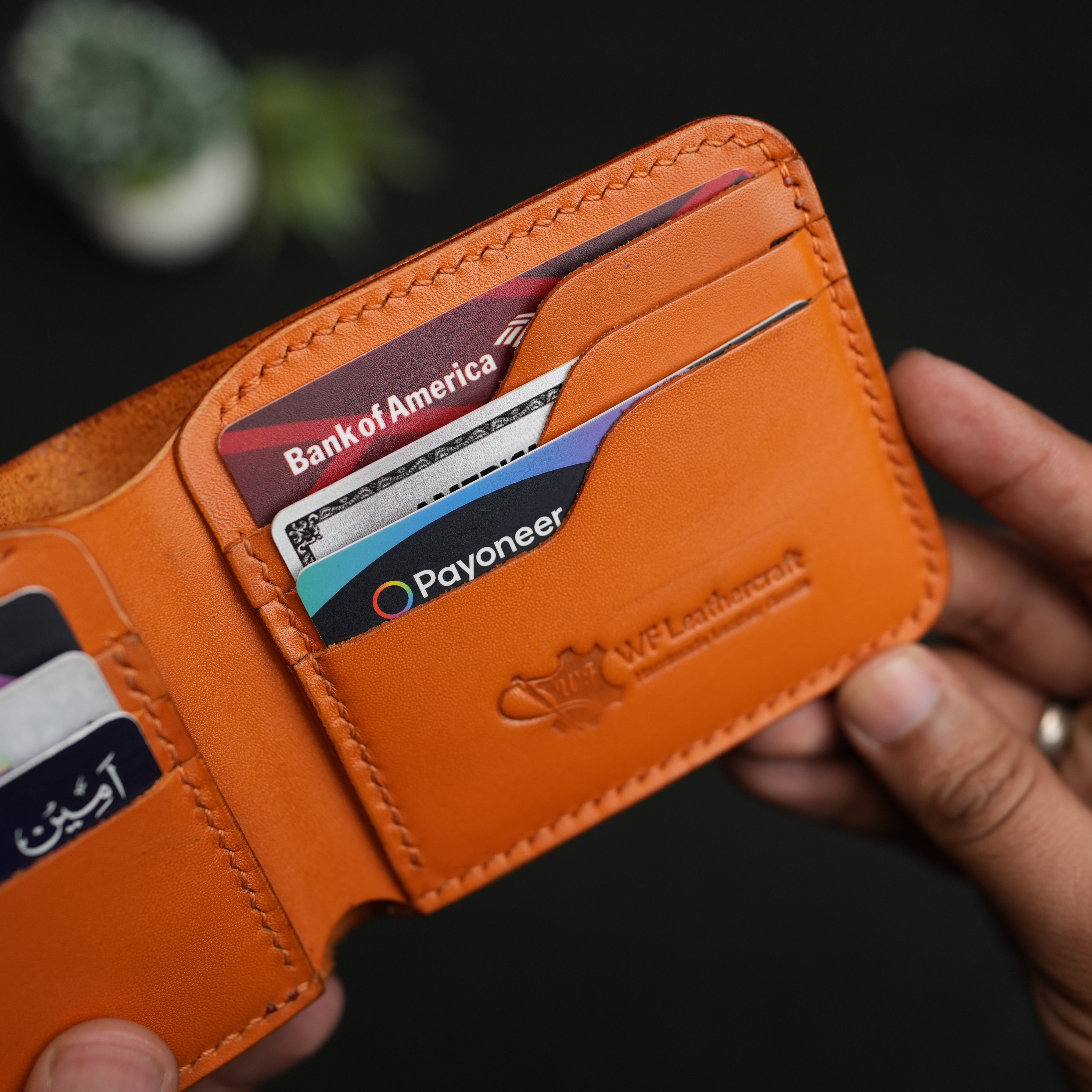 No.55 V2 pro classic bifold wallet (Tan color)