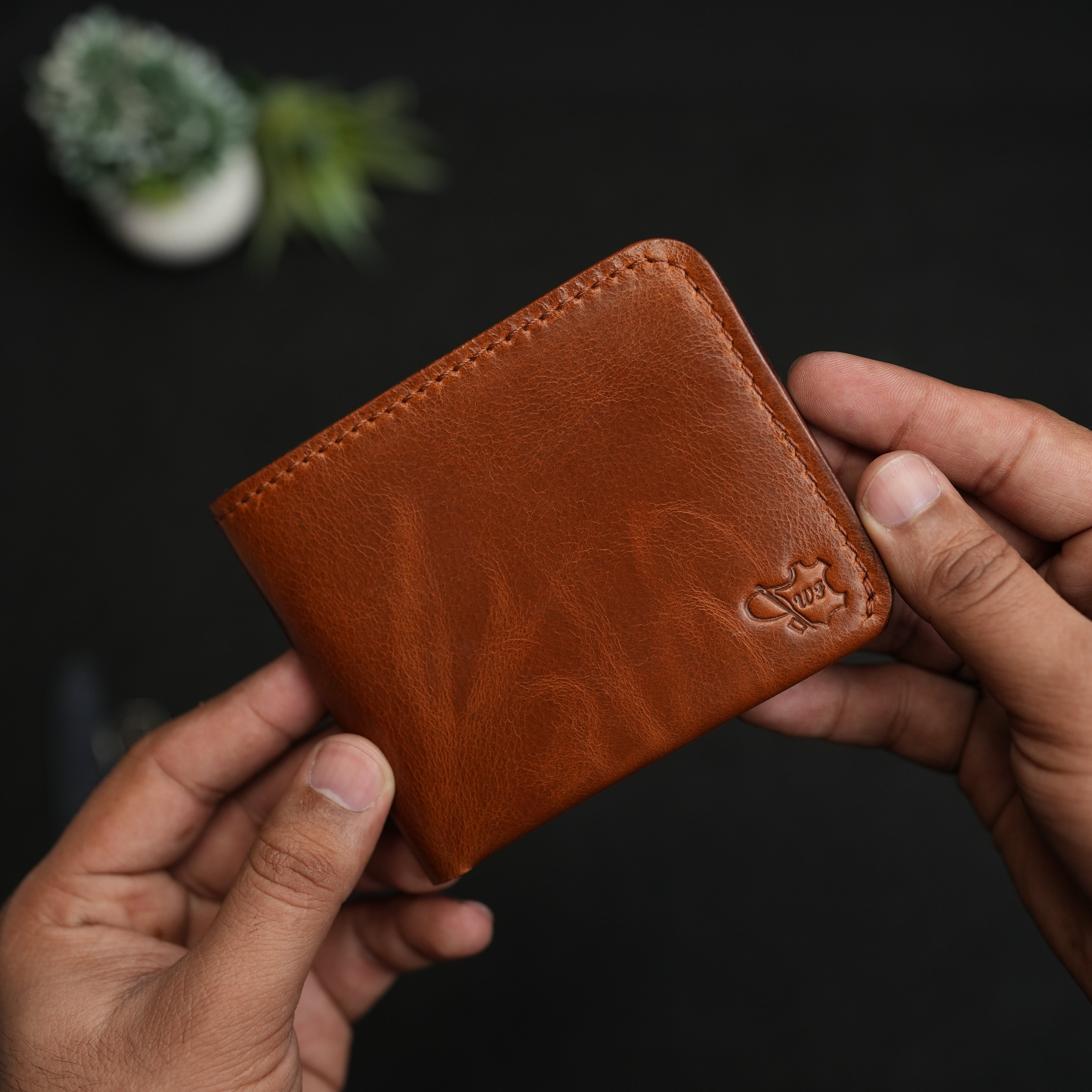 No. 81 classic full stitched bifold wallet Vintage Brown