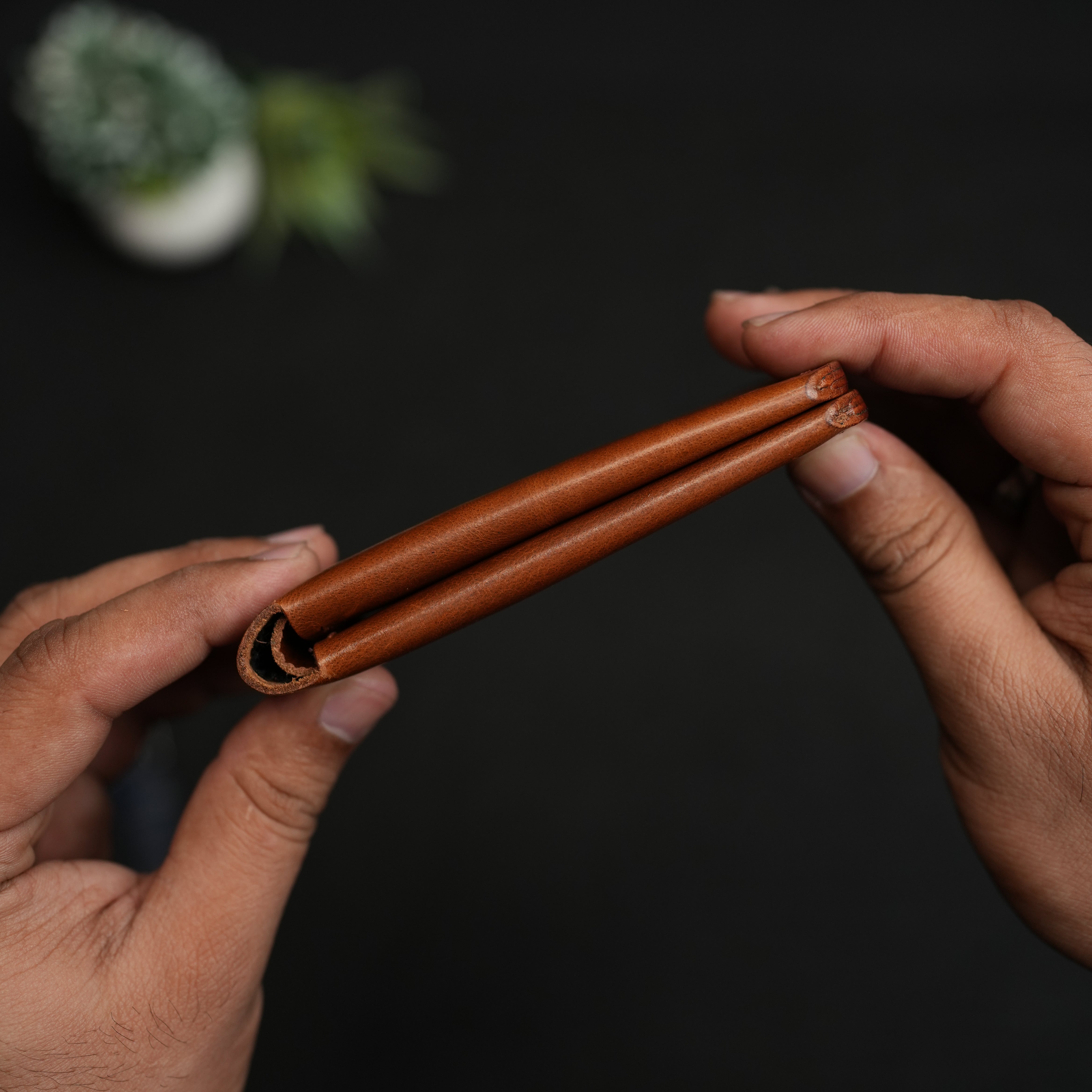 No. 81 classic full stitched bifold wallet Vintage Brown