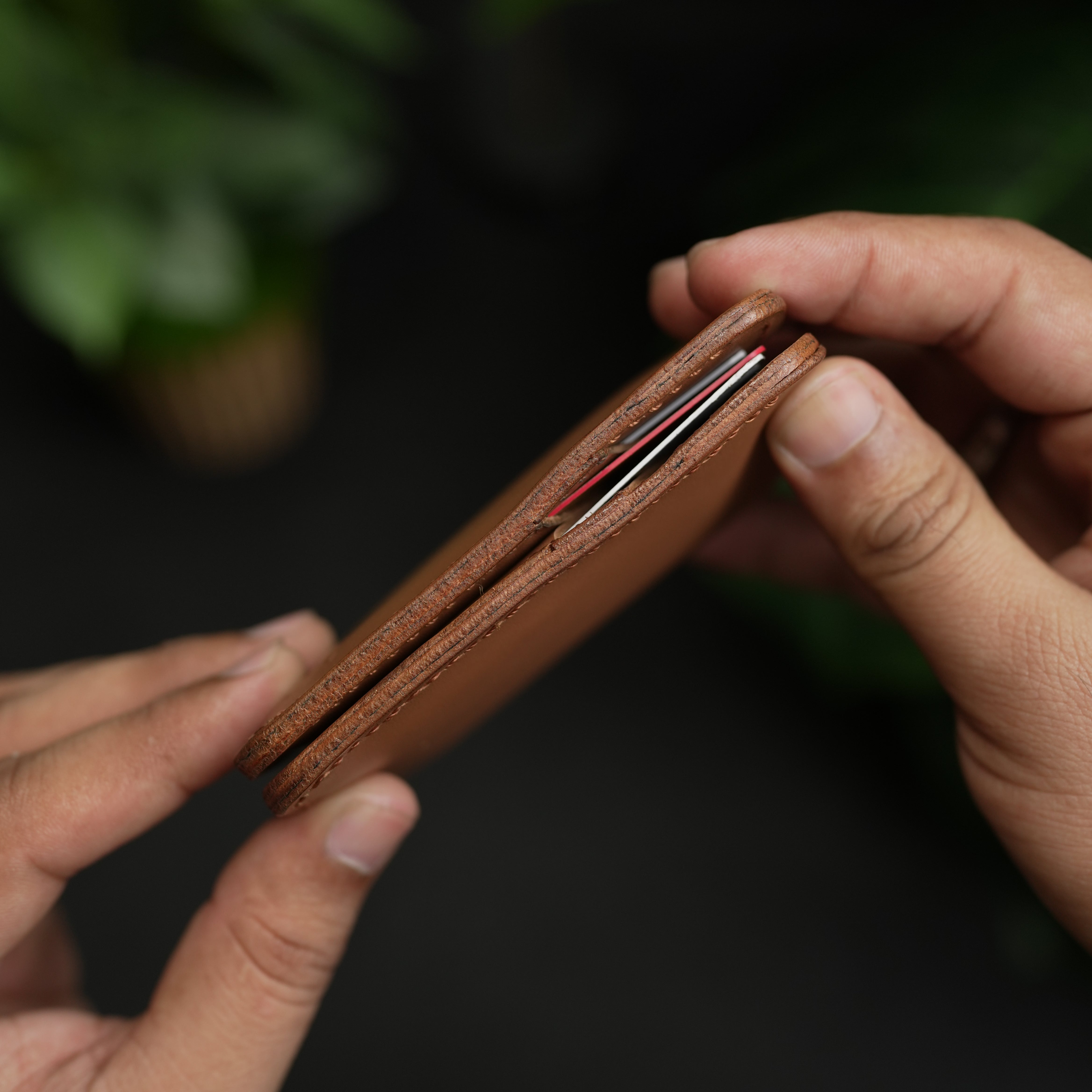 mens black leather wallet