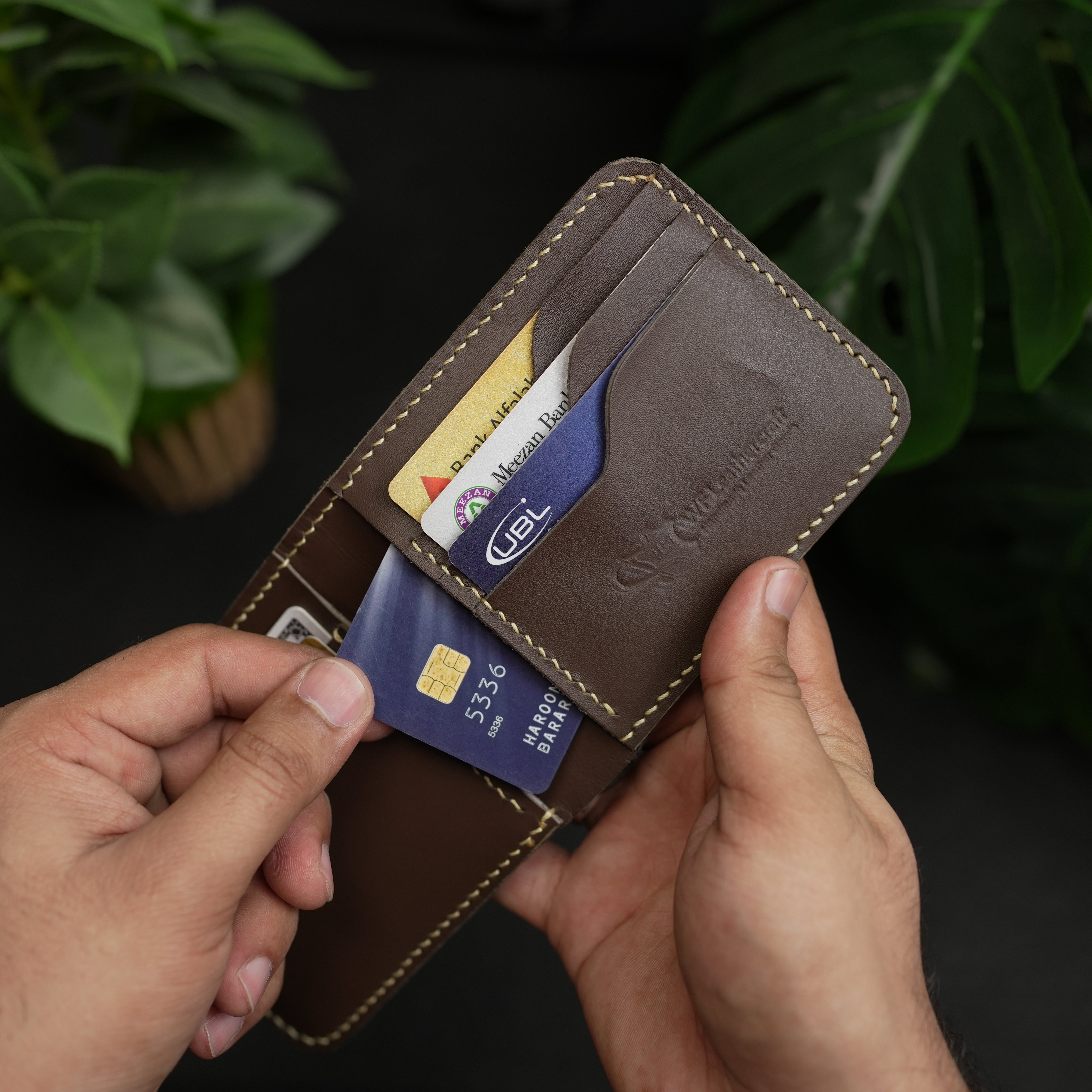 No.55 Pro Classic Bifold Wallet Leather wallet Rusted brown