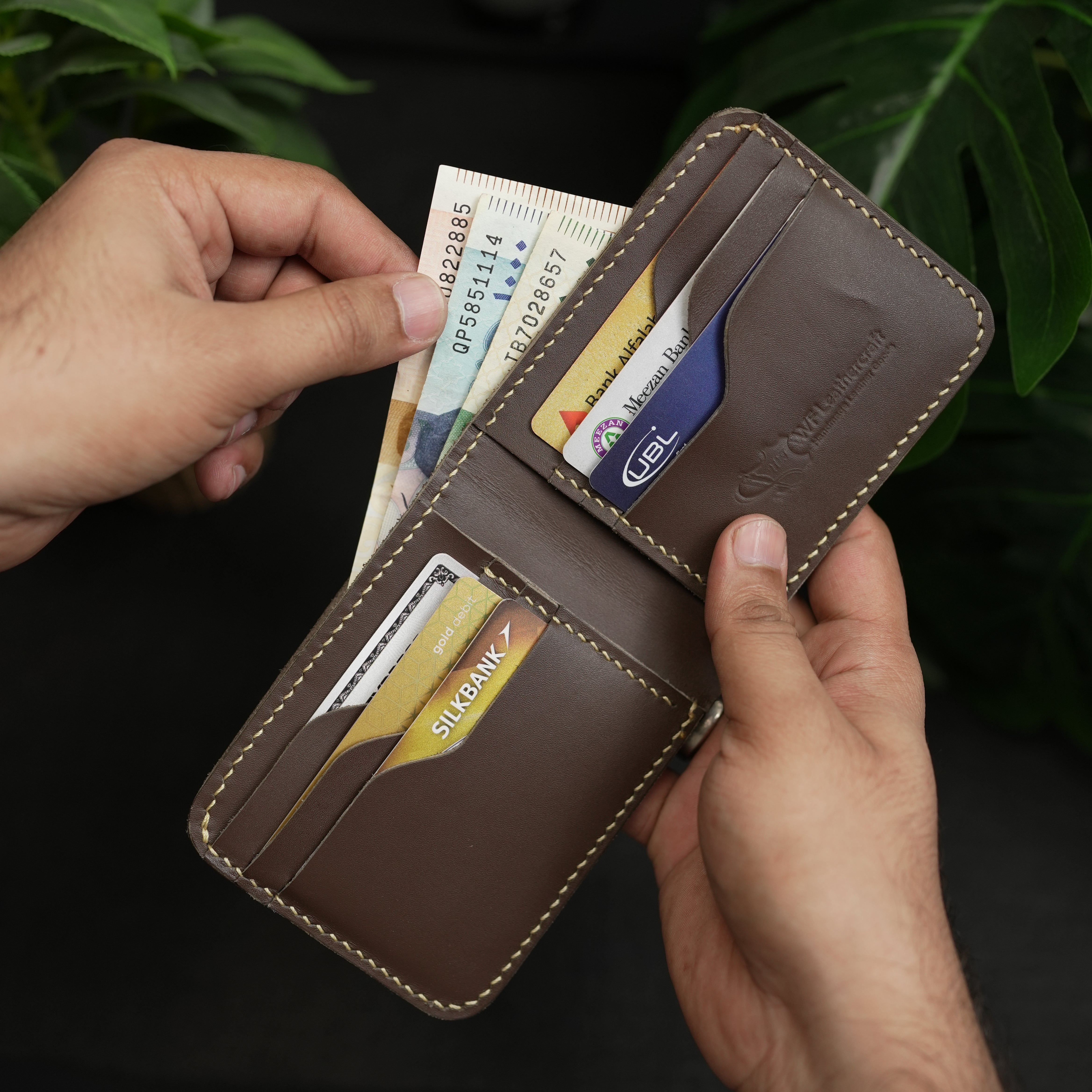 No.55 Pro Classic Bifold Wallet Leather wallet Rusted brown