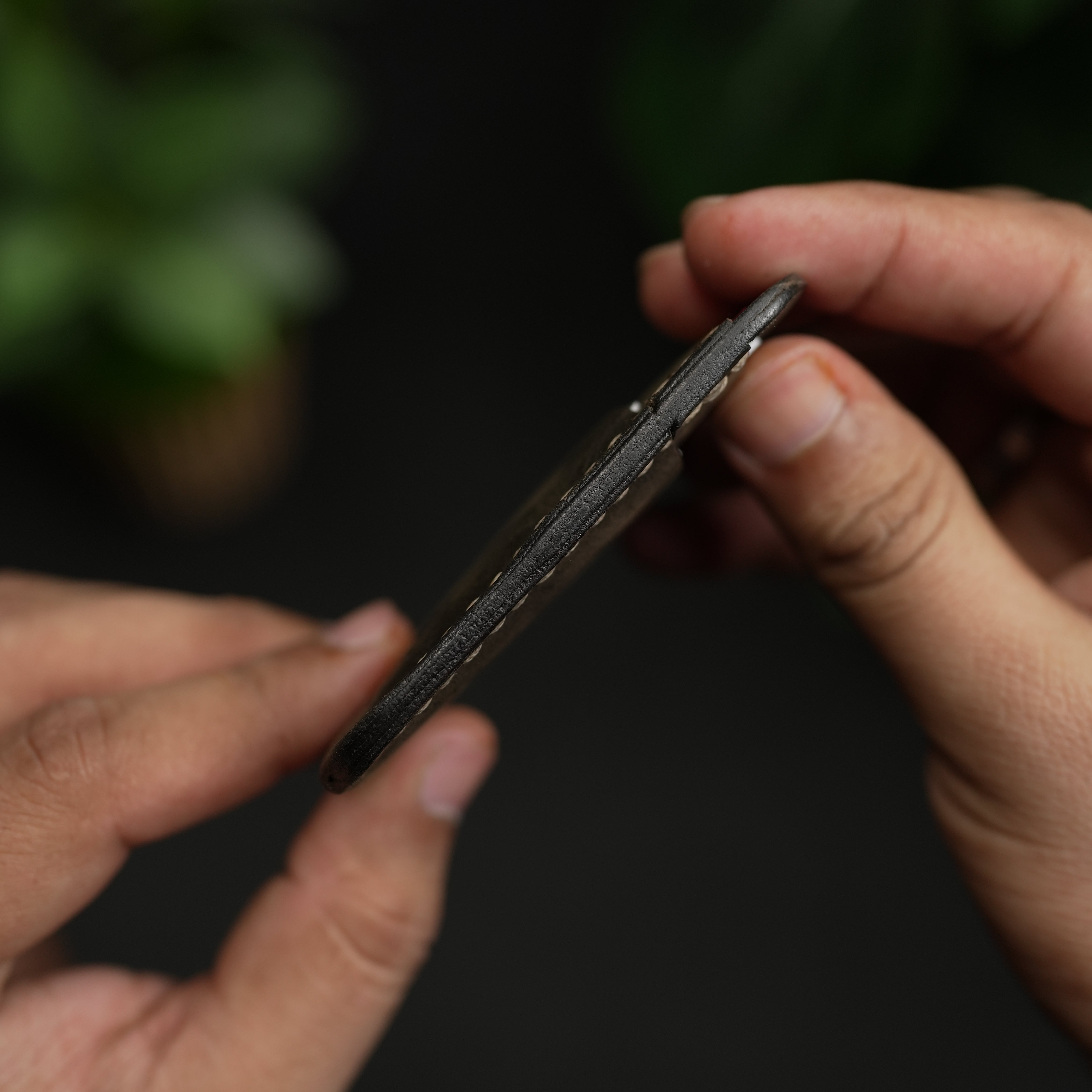 No. 113 Horizental Leather Cardholder