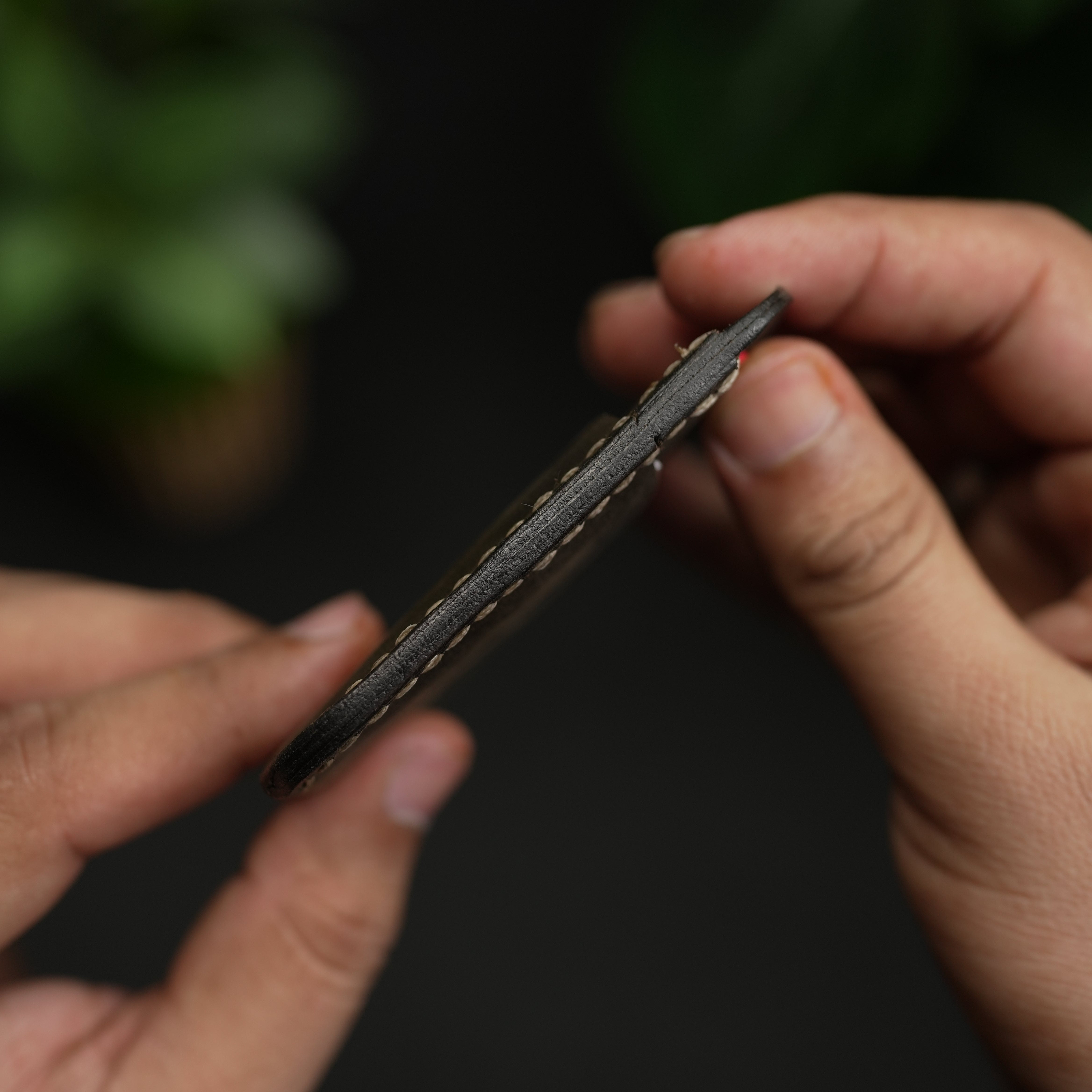 No. 113 Horizental Leather Cardholder