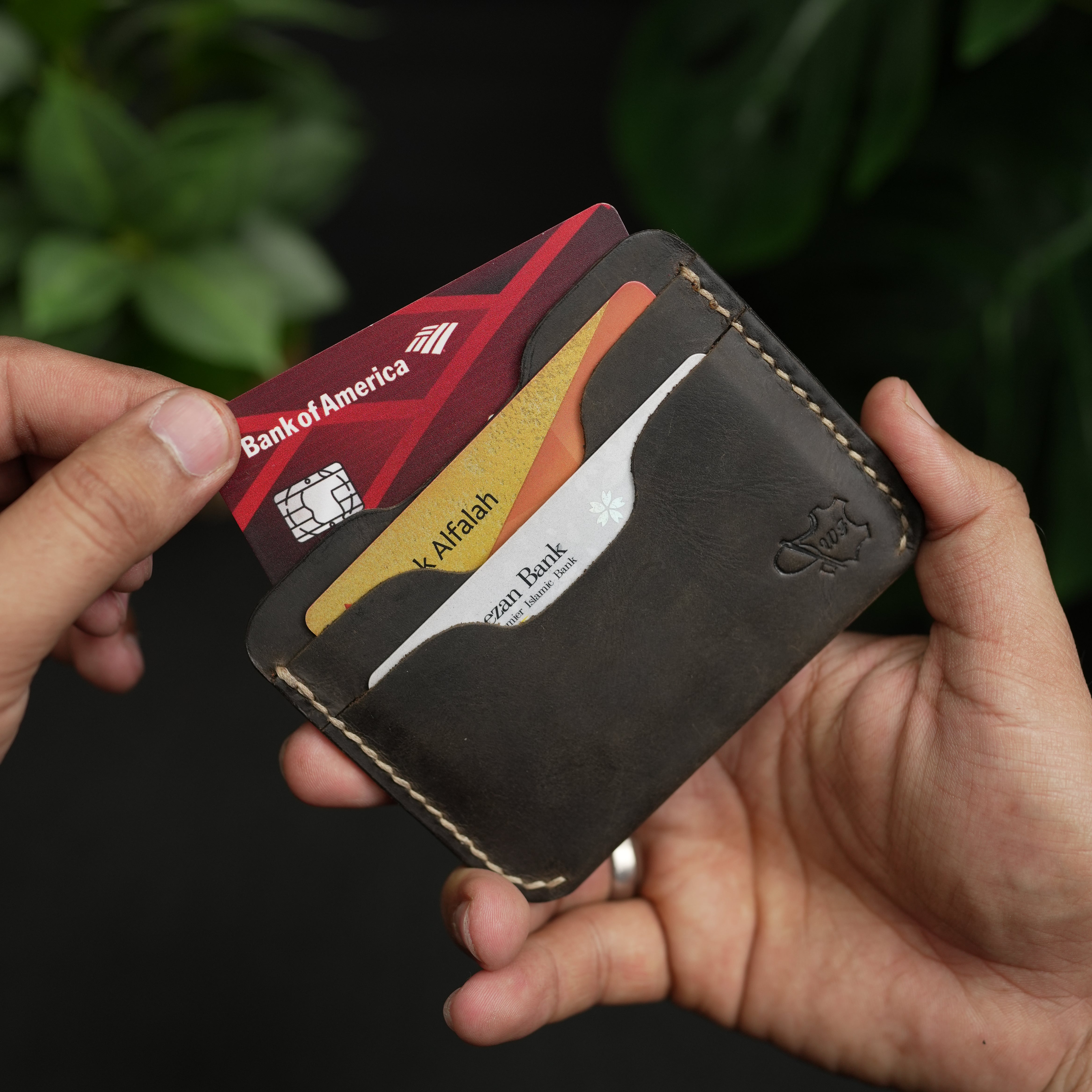 No. 113 Horizental Leather Cardholder