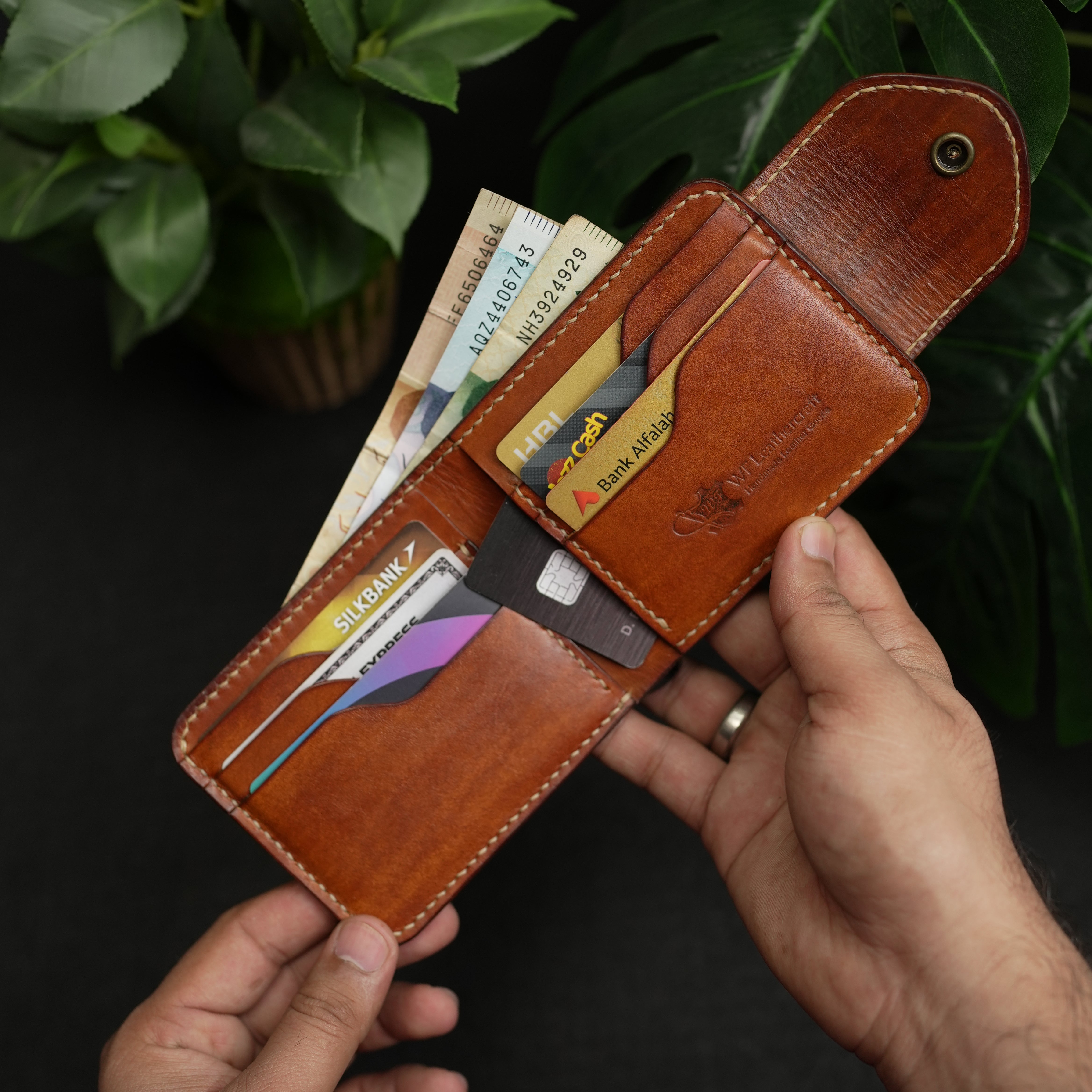 No.55 Pro Classic Hand dye wallet Fiebing’s Leather Dye