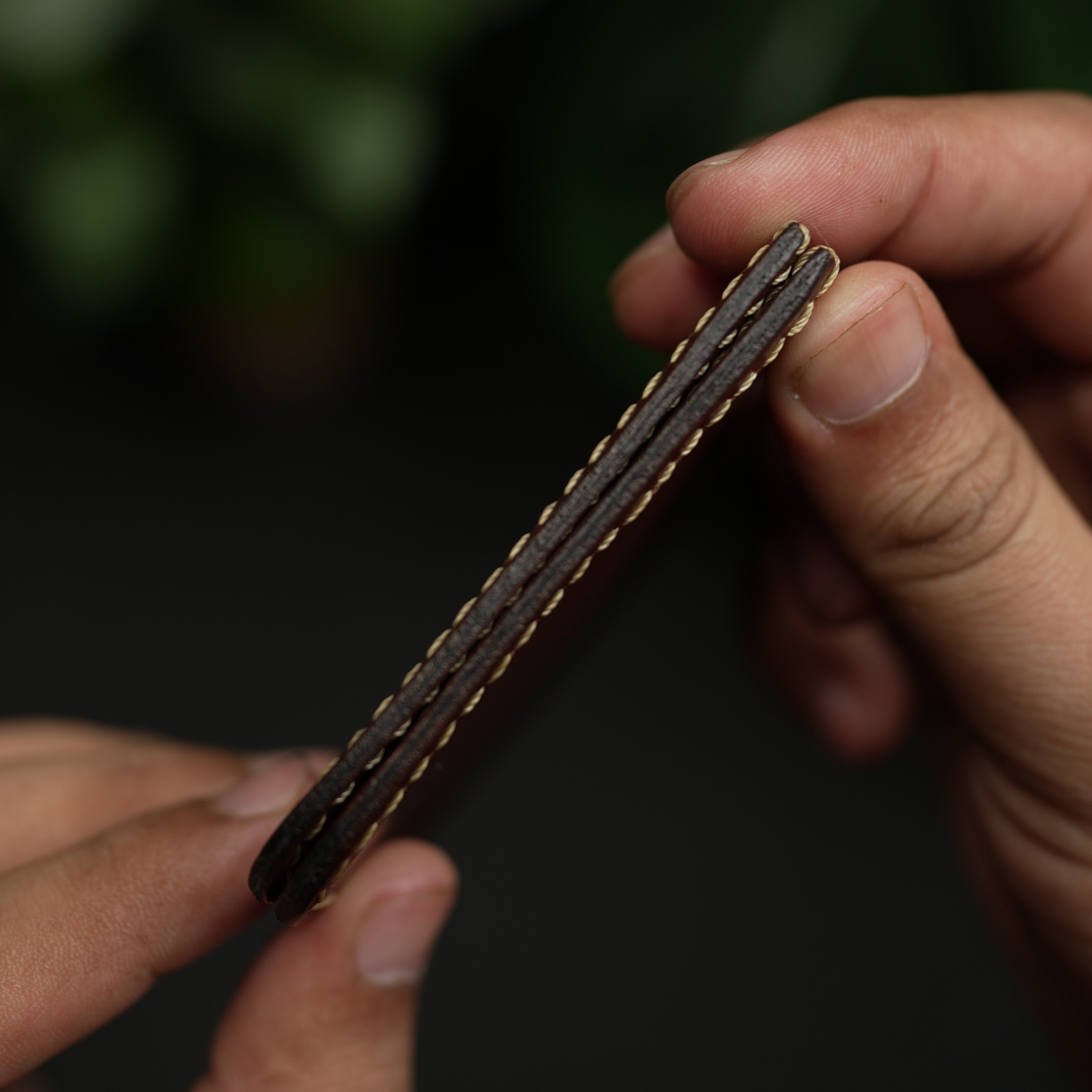 رقم 89 محفظة جلدية قابلة للطي (بني باك)