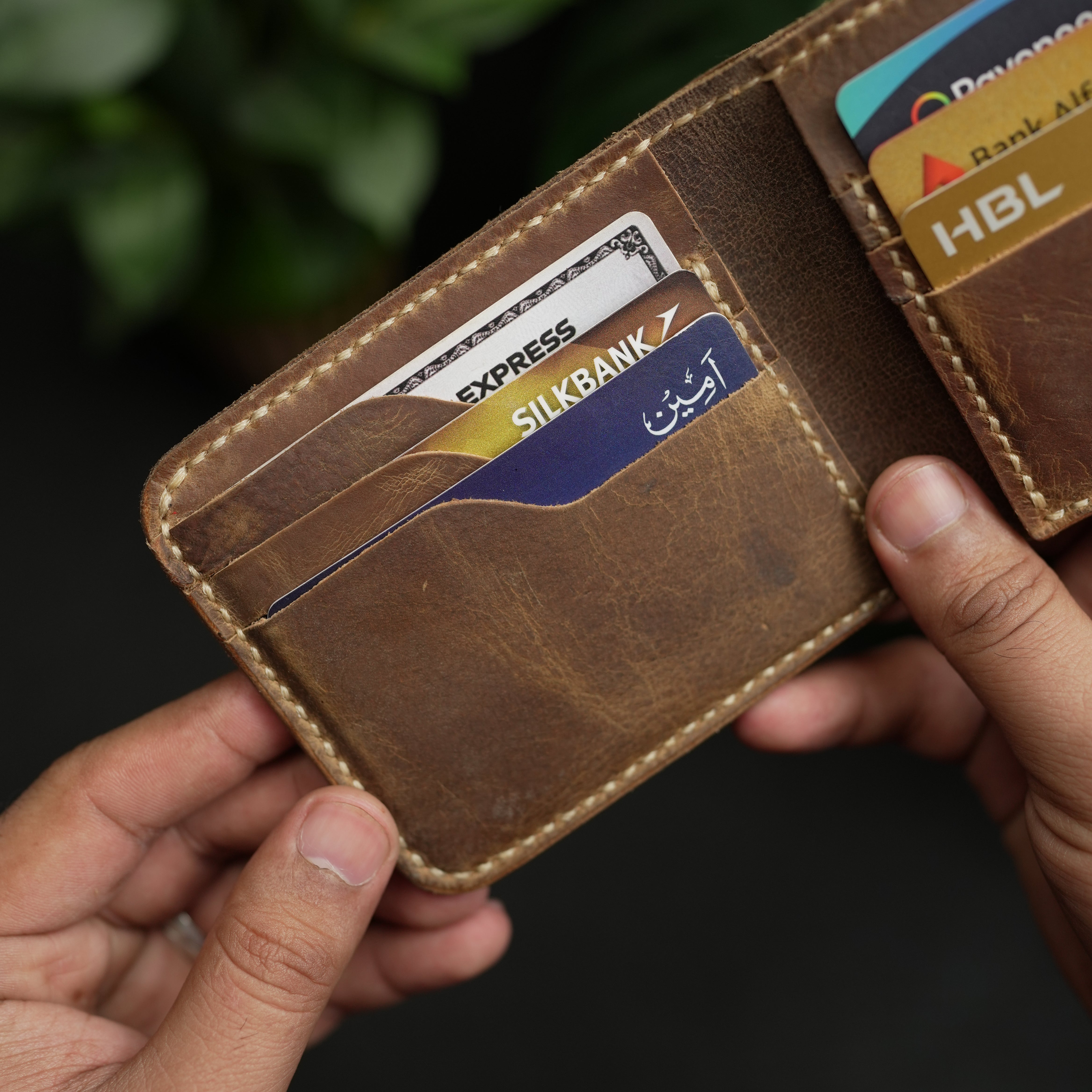 No.55 Pro Classic Bifold Wallet Leather wallet Rusted Tan Color