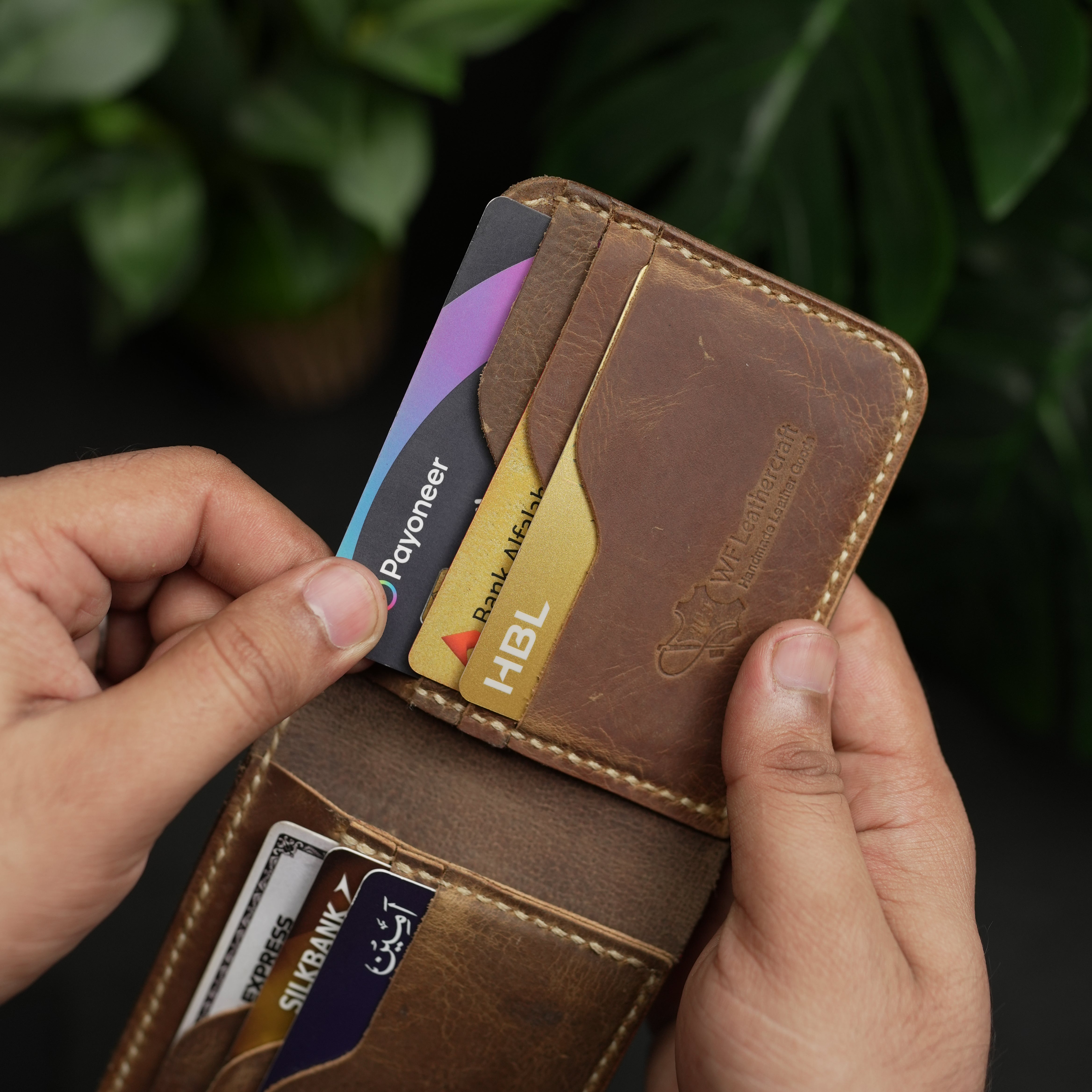 No.55 Pro Classic Bifold Wallet Leather wallet Rusted Tan Color