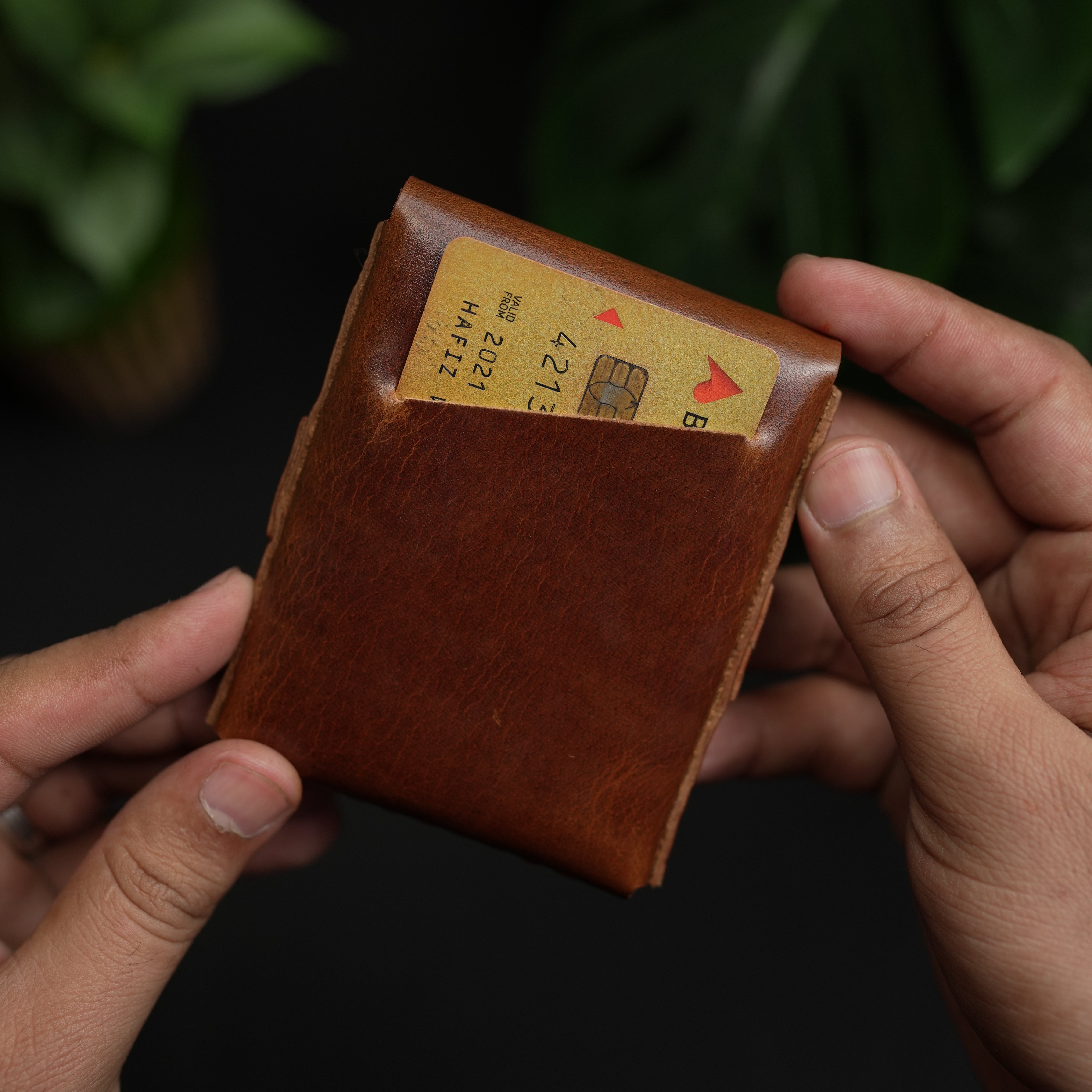 No. 101 All in one Card wallet Brown color