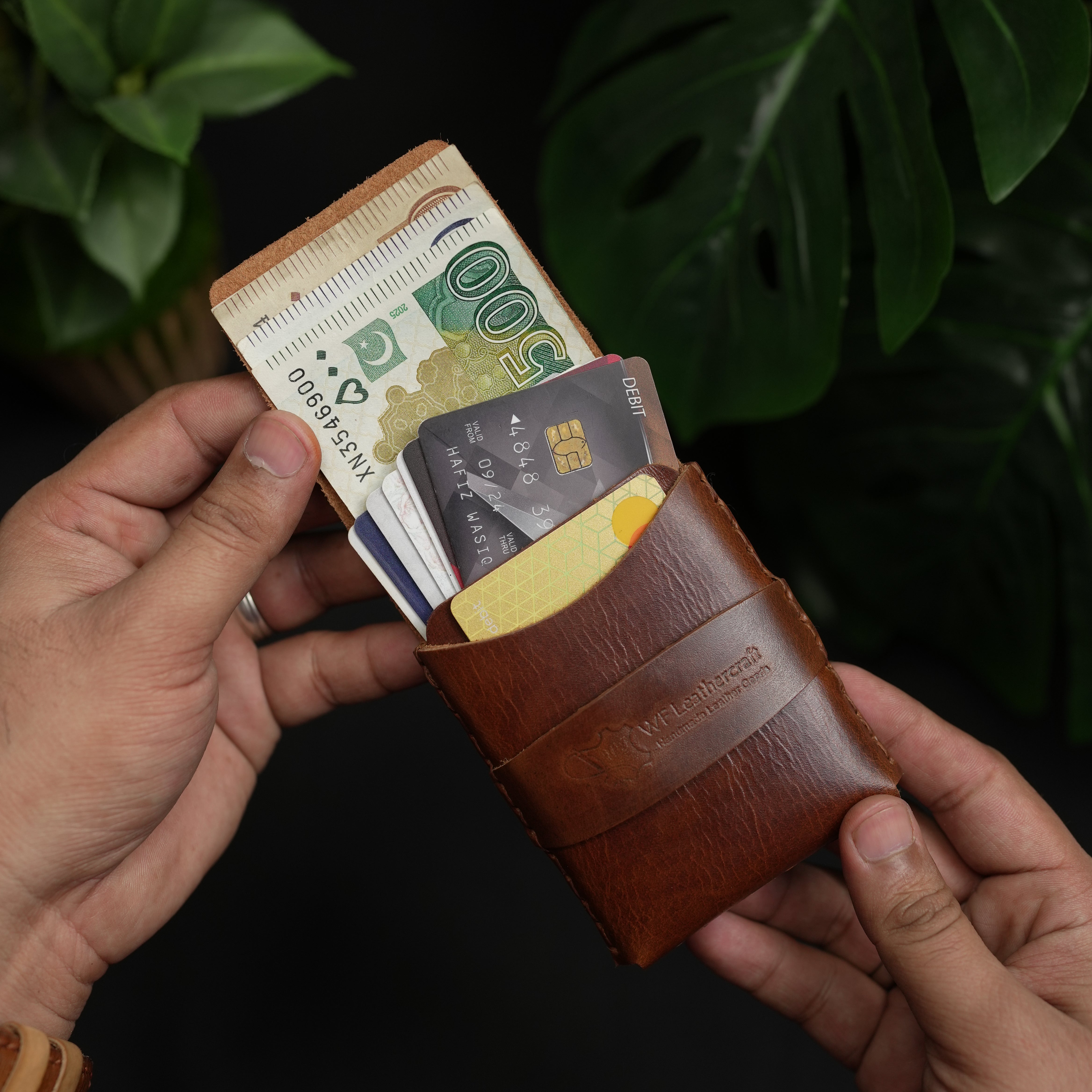 No. 101 All in one Card wallet Brown color