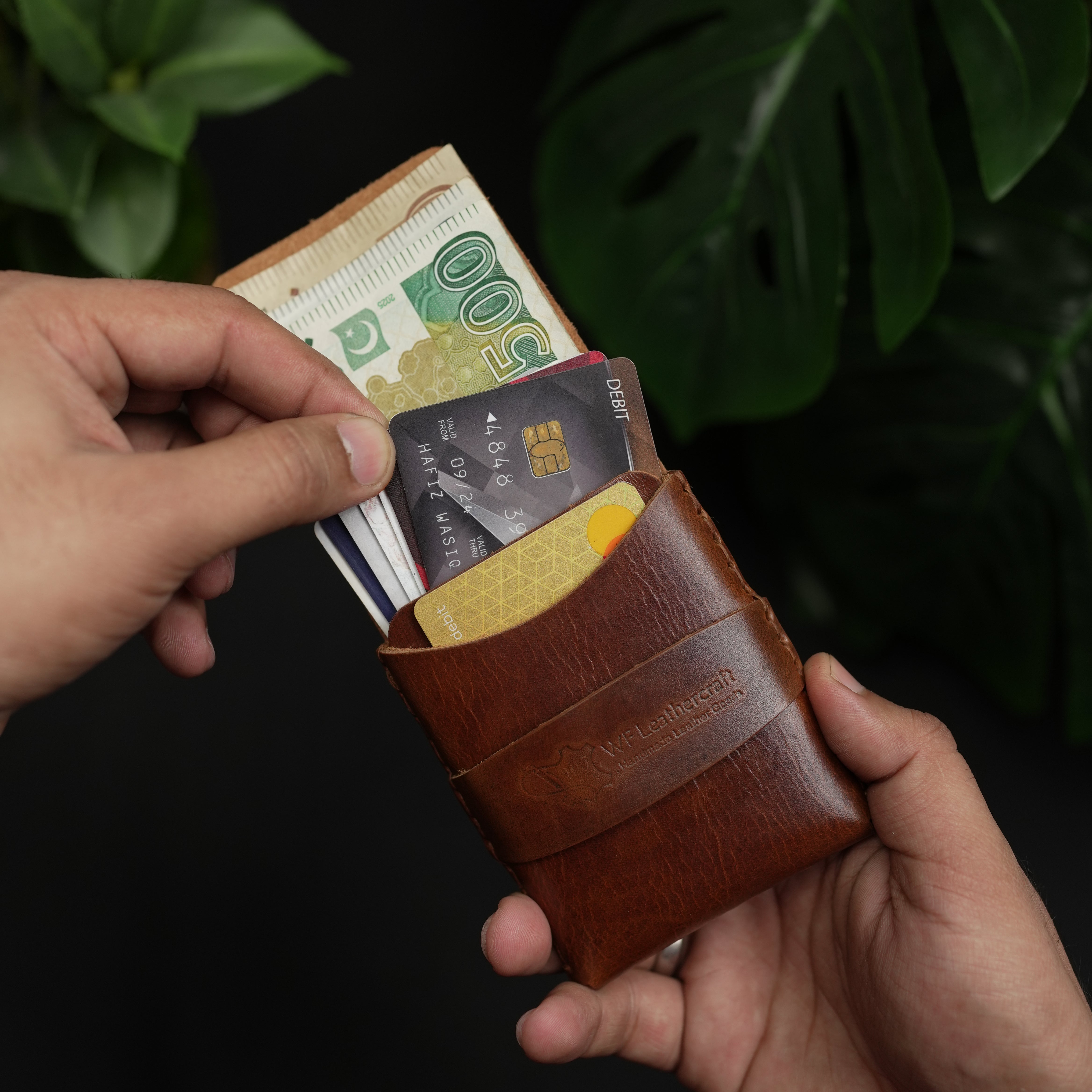 No. 101 All in one Card wallet Brown color