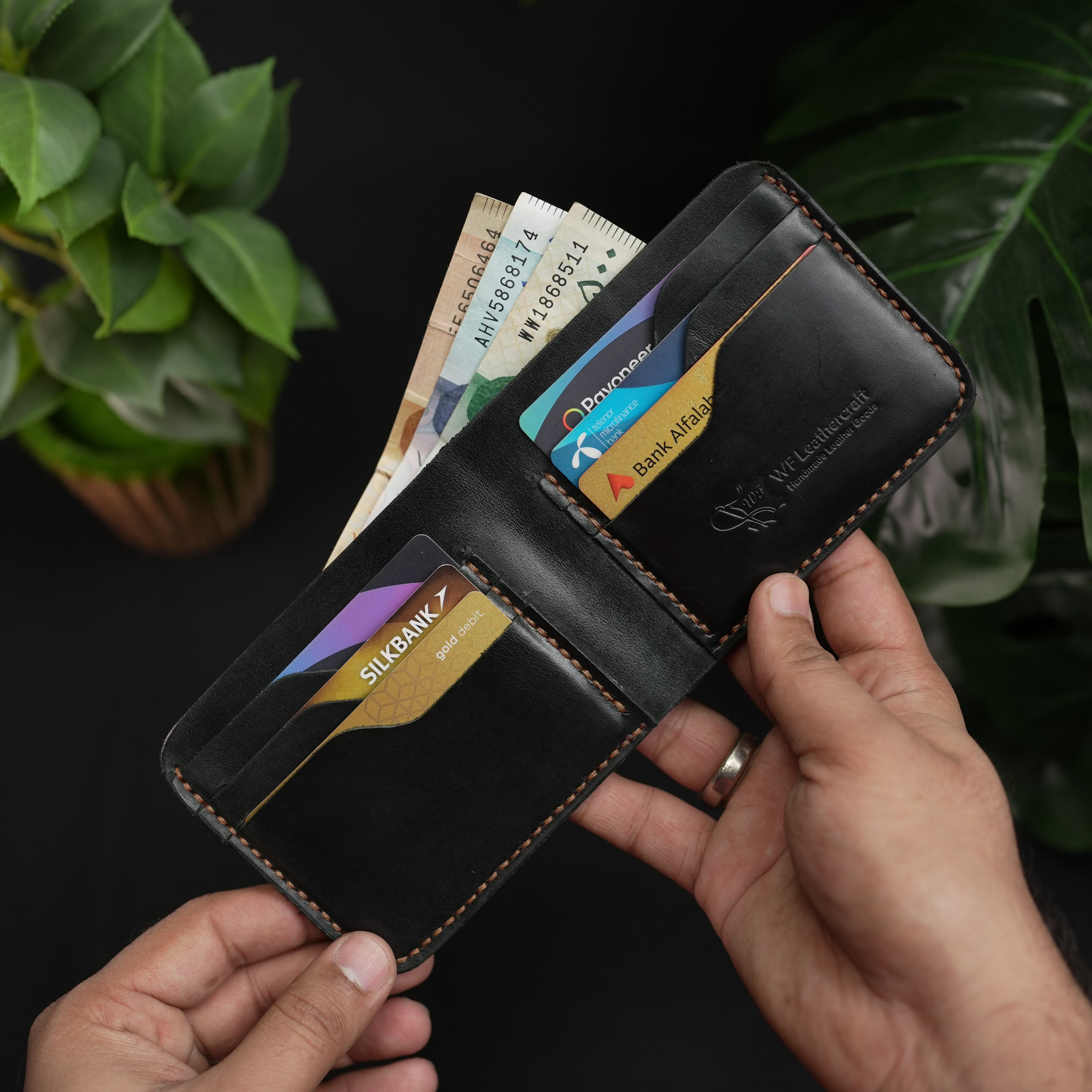 NO.55 PRO BIFOLD LEATEHR WALLET BLACK