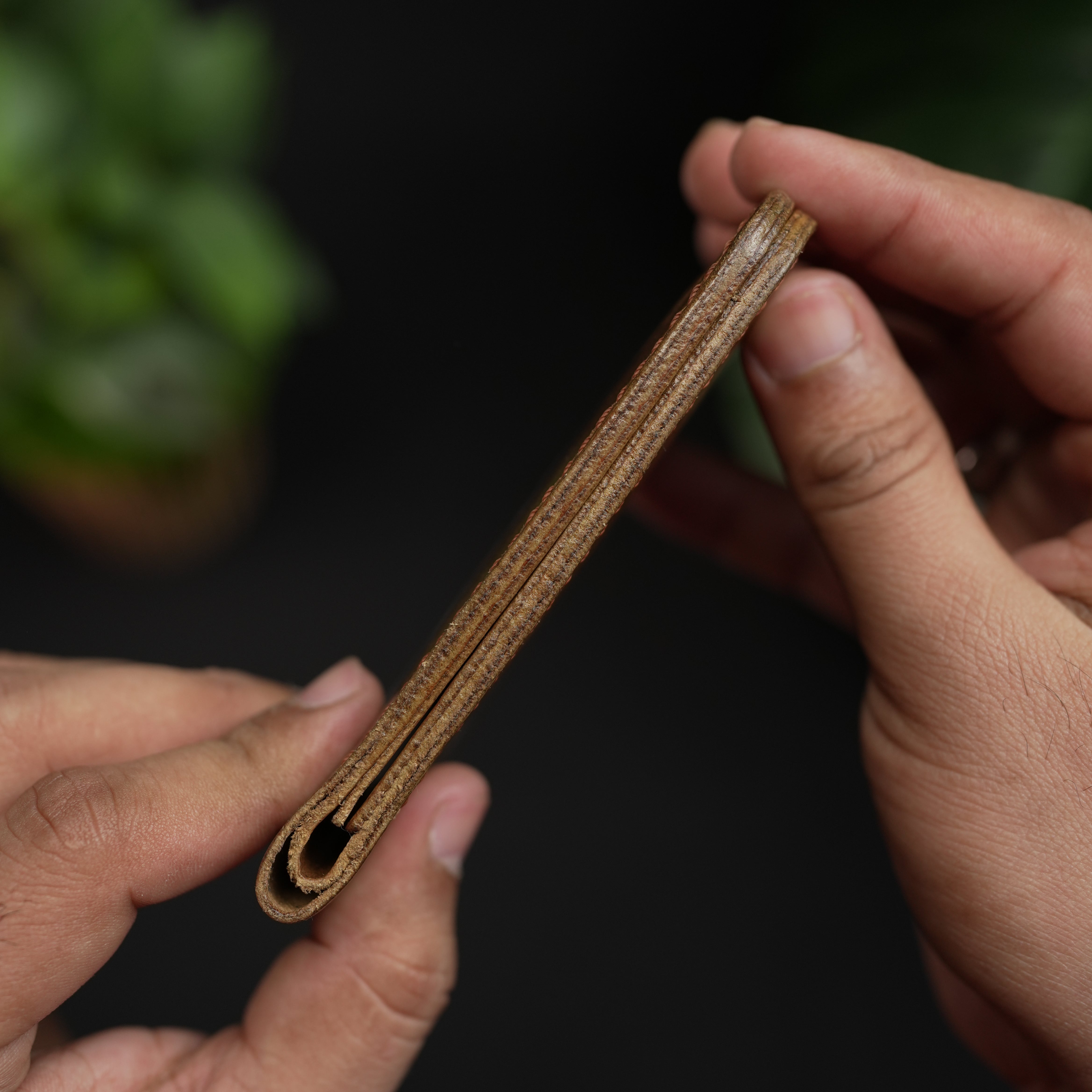 No.55 Bilfold Leather wallet Tan Color