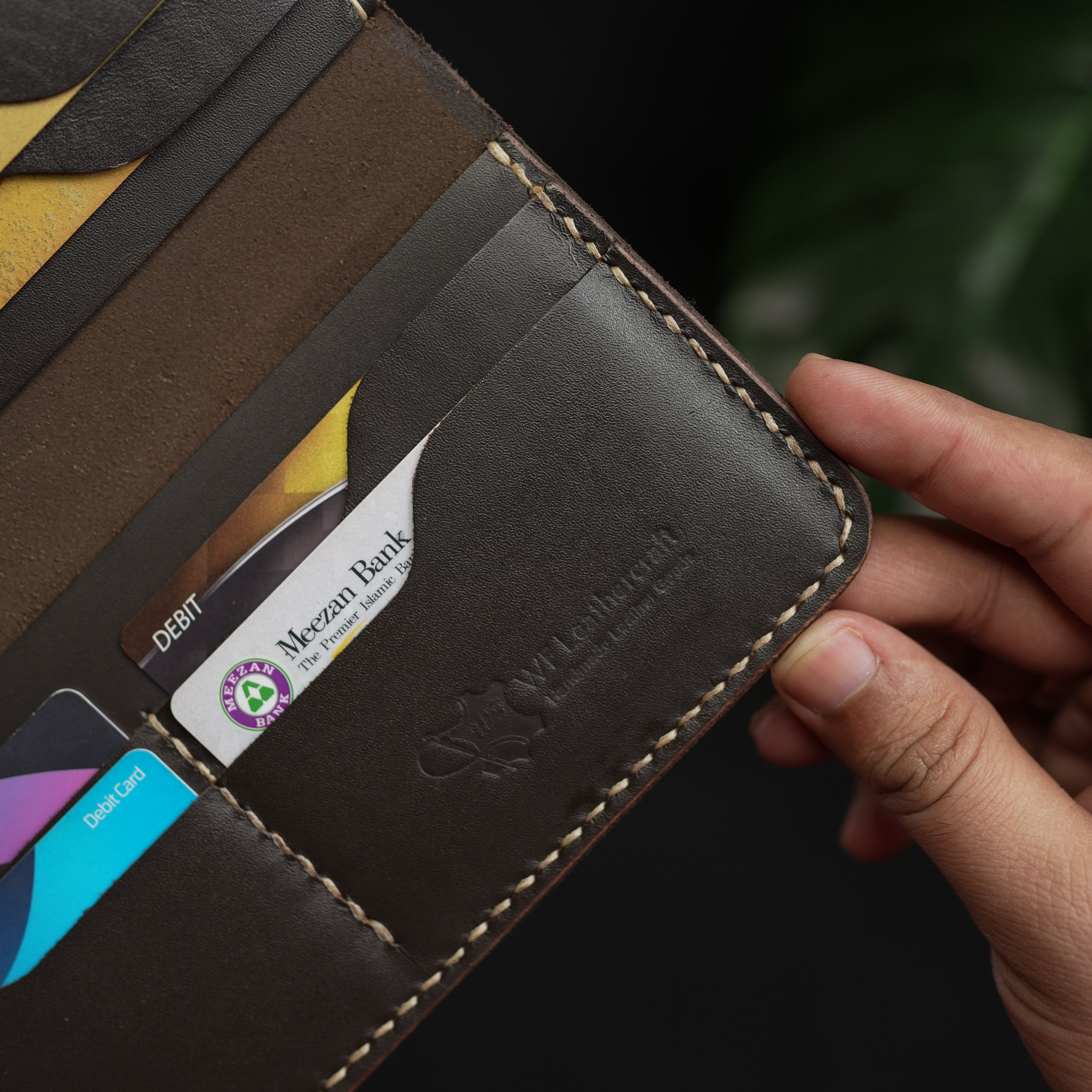 No. 72 Long Leather wallet Borwn Color