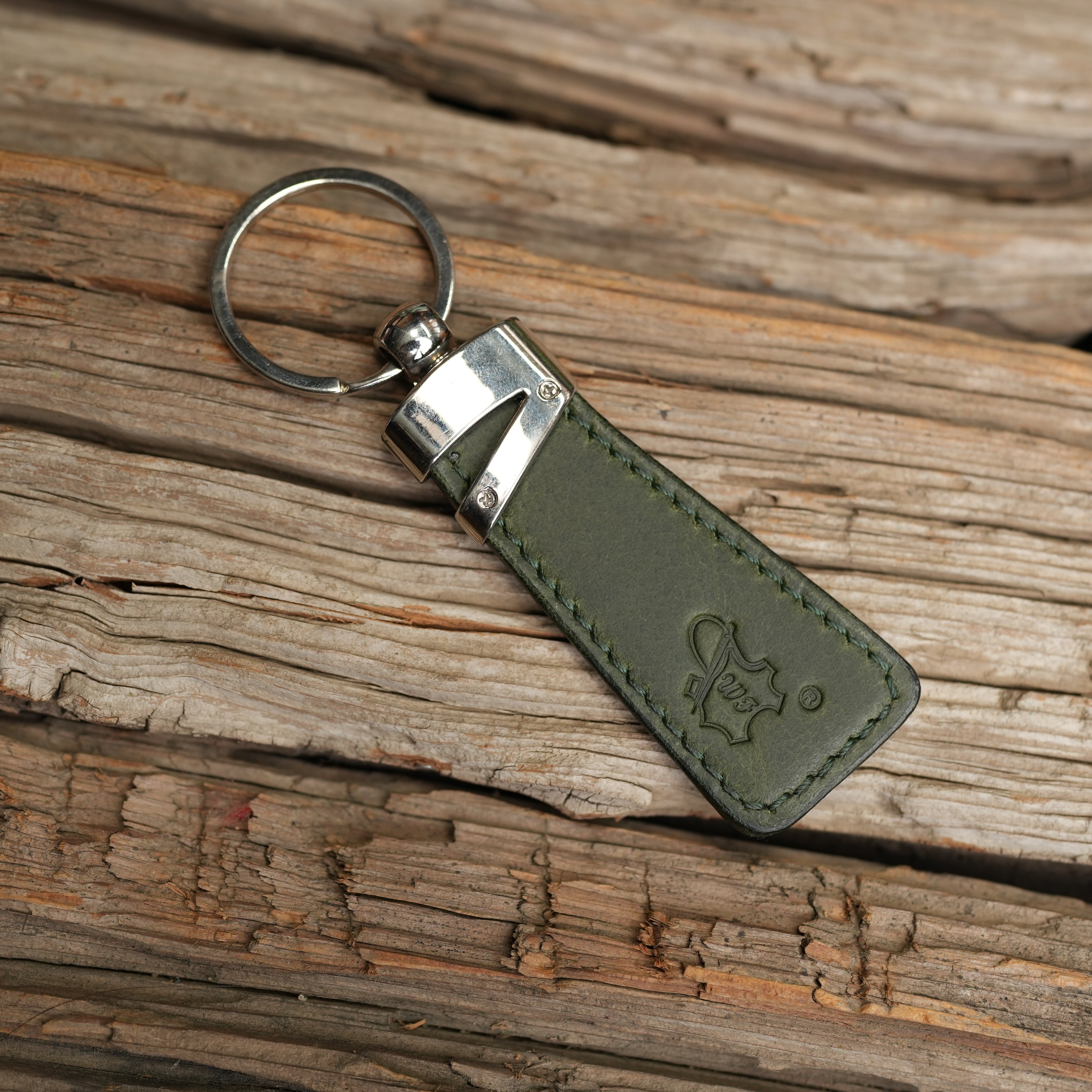 KR3 Handmade Full Grain Leather Keyring