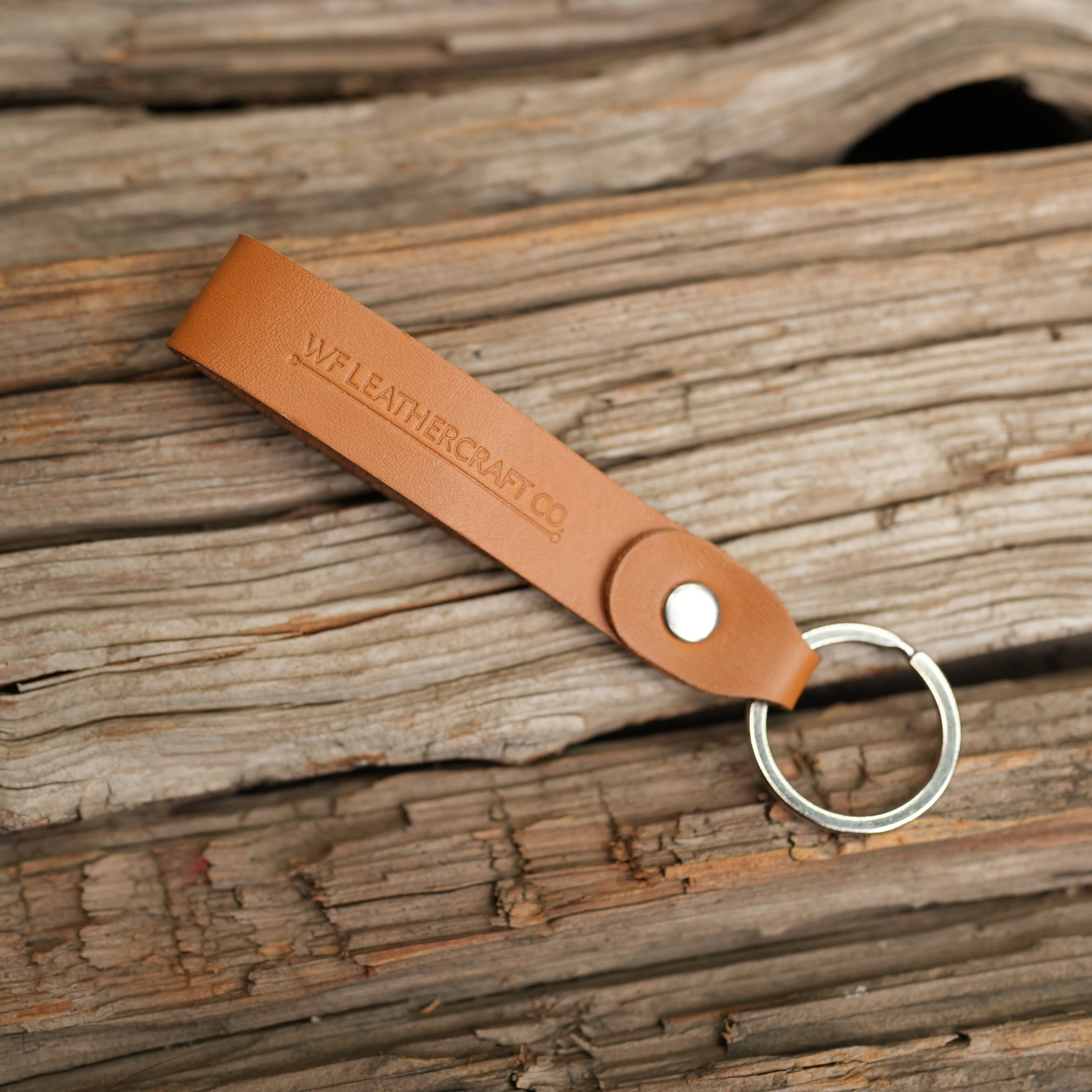 KR1 Handmade Full Grain Leather Keyring