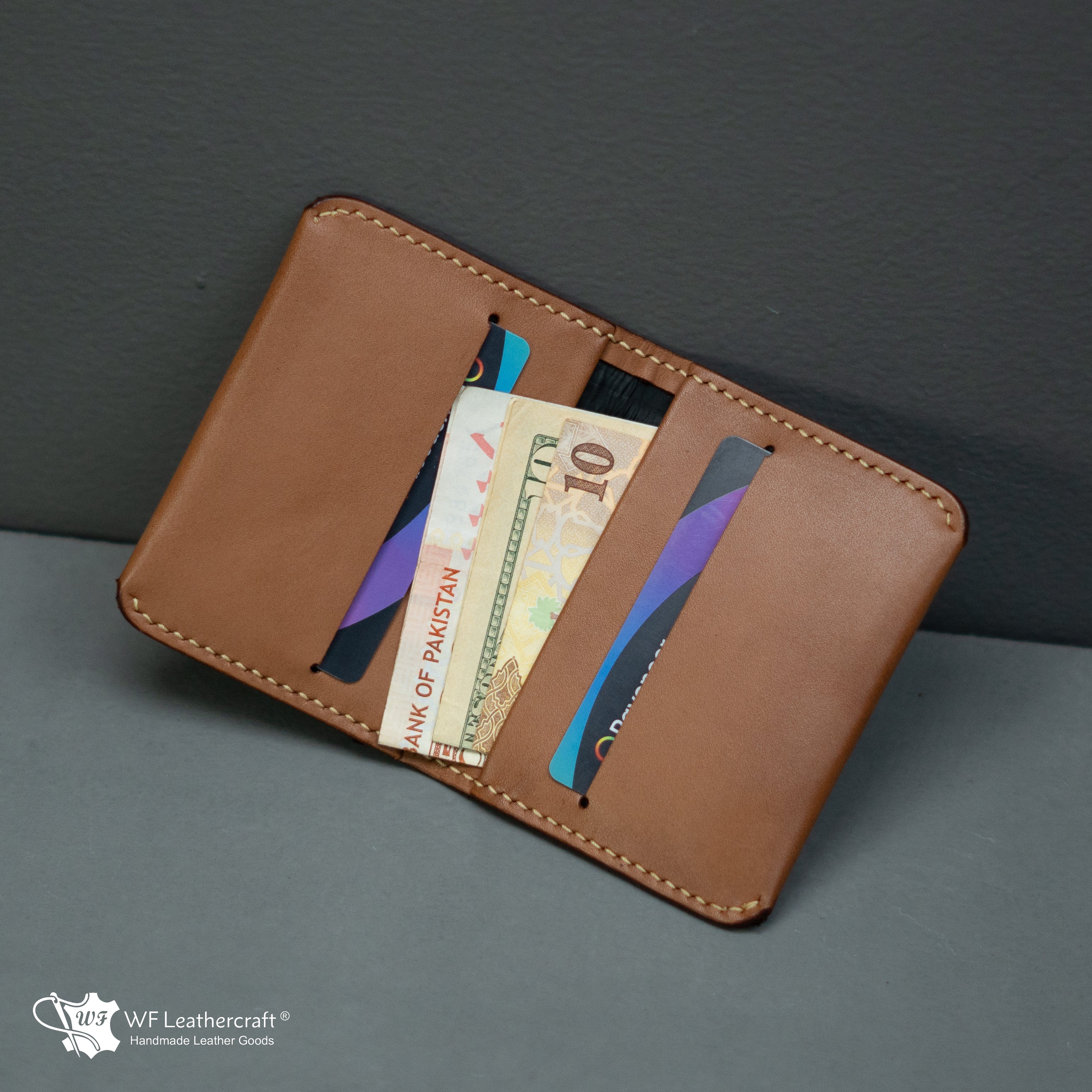 No. 85 Slim Ever Card Wallet ( Tan color)