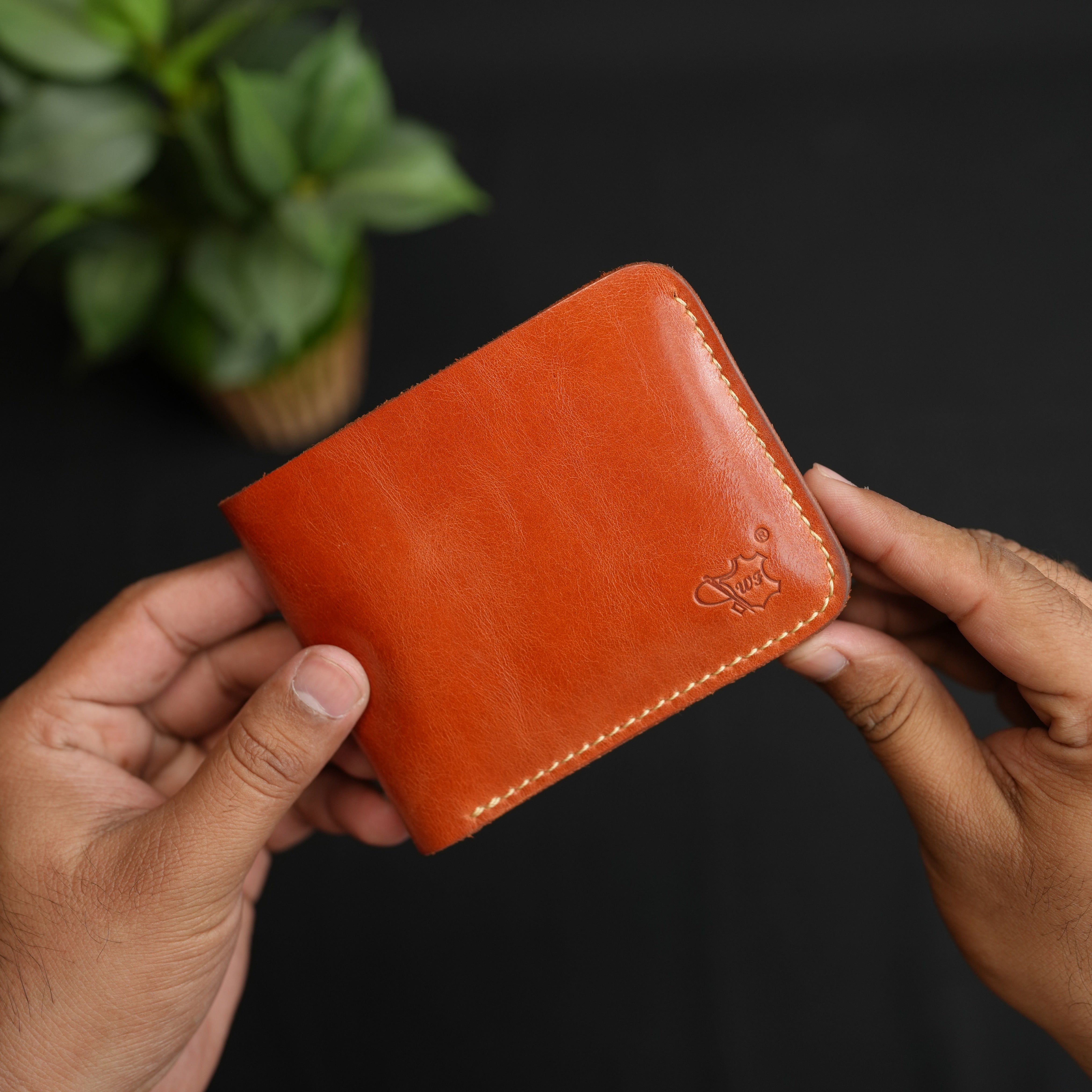 No.55 Pro Classic Bifold Wallet Leather wallet Brithish Tan Color