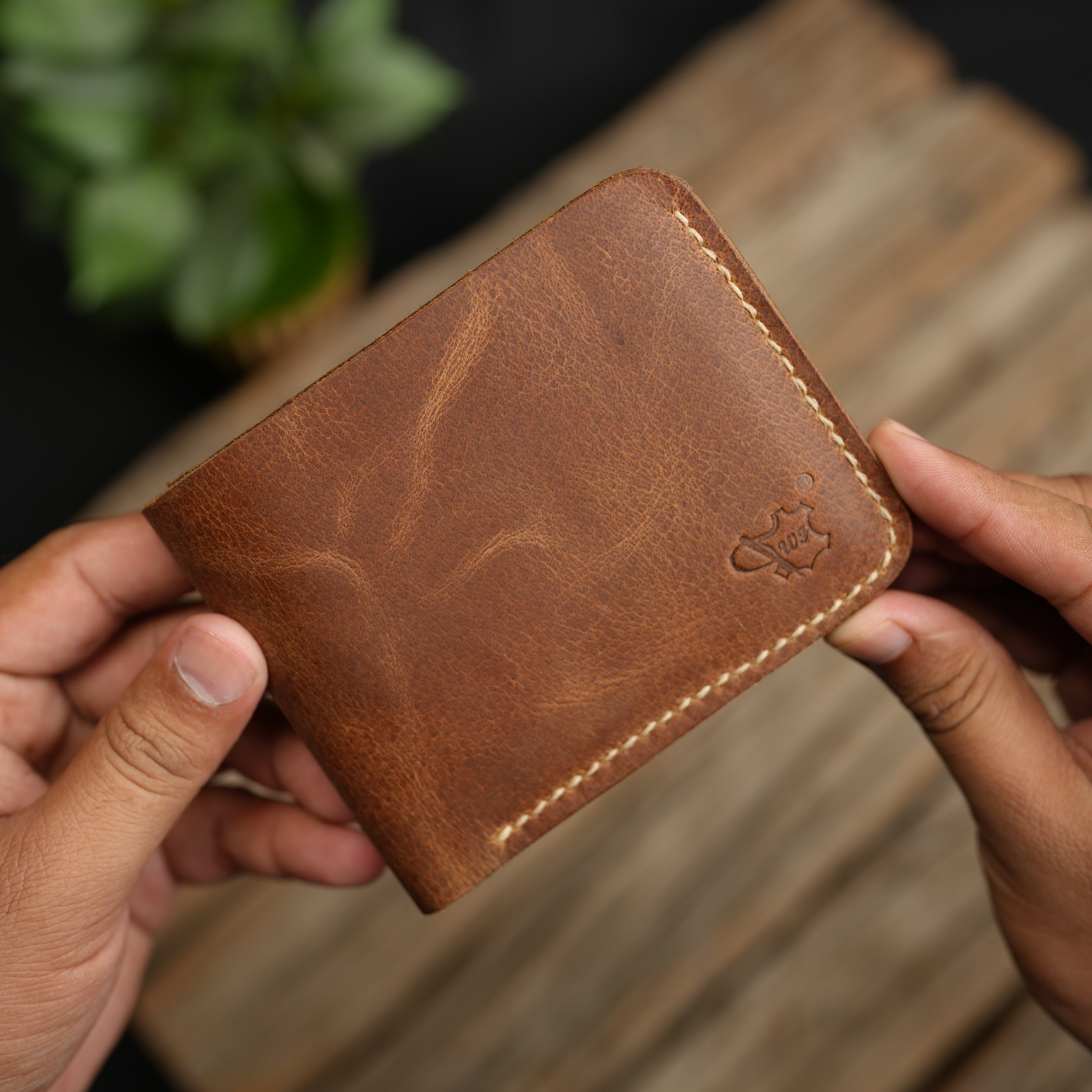 No.55 Pro Classic Bifold Wallet Leather wallet Light Brown Color