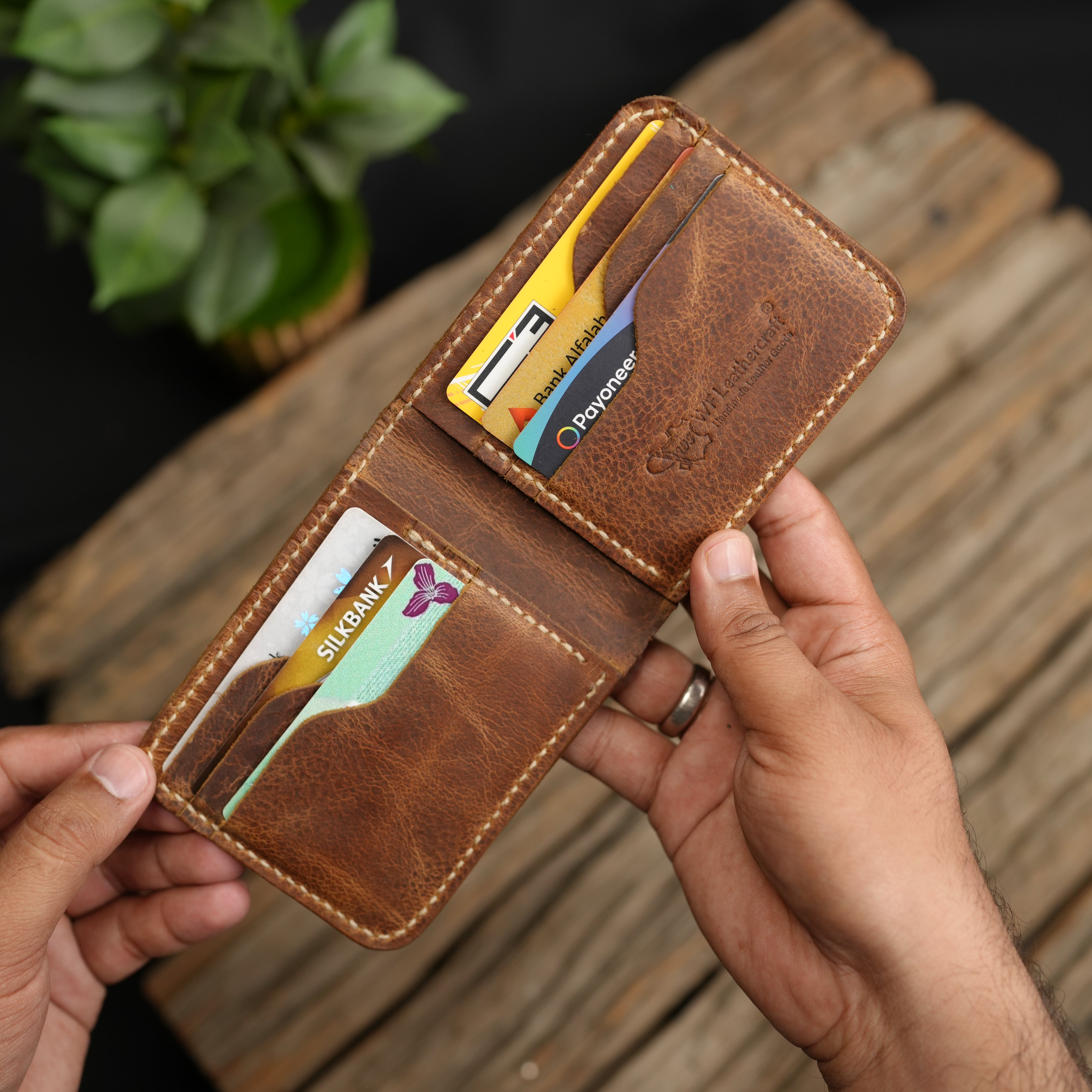 No.55 Pro Classic Bifold Wallet Leather wallet Light Brown Color