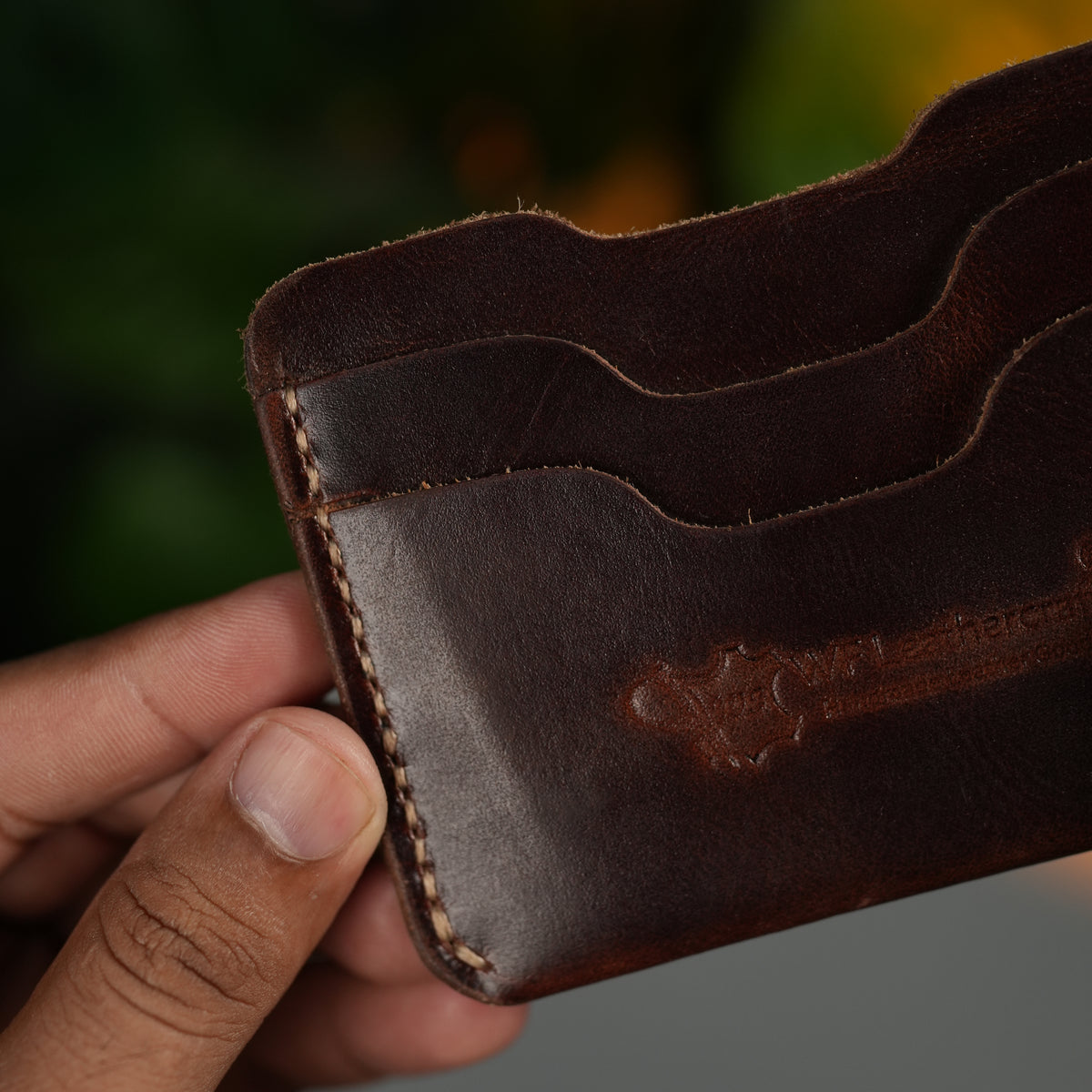 No. 113 Horizental Leather Cardholder