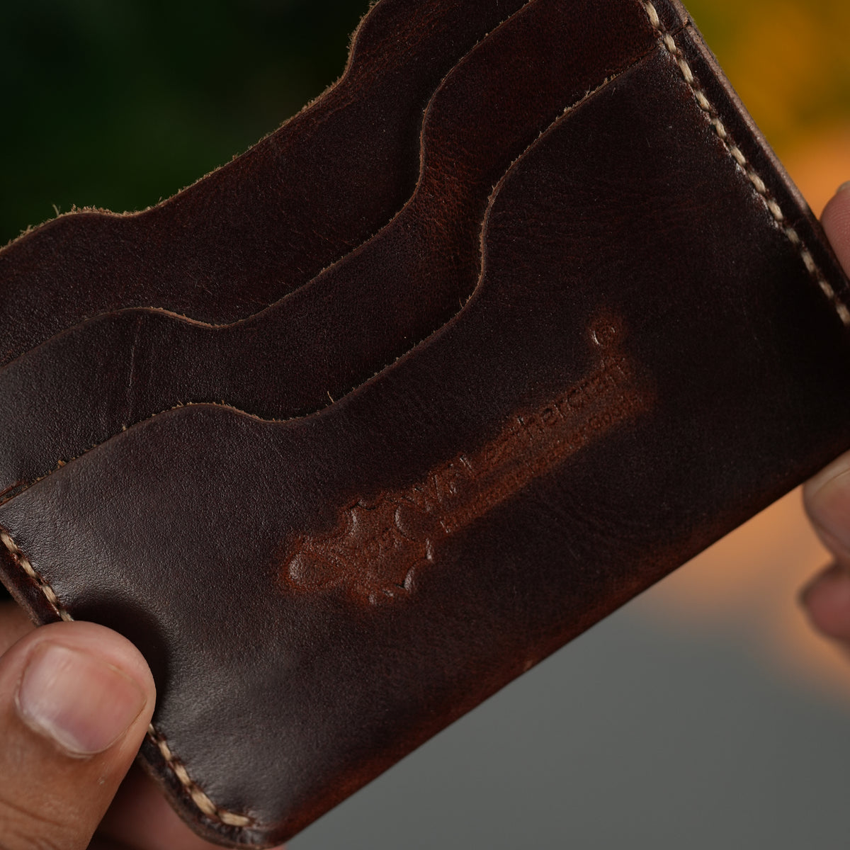 No. 113 Horizental Leather Cardholder