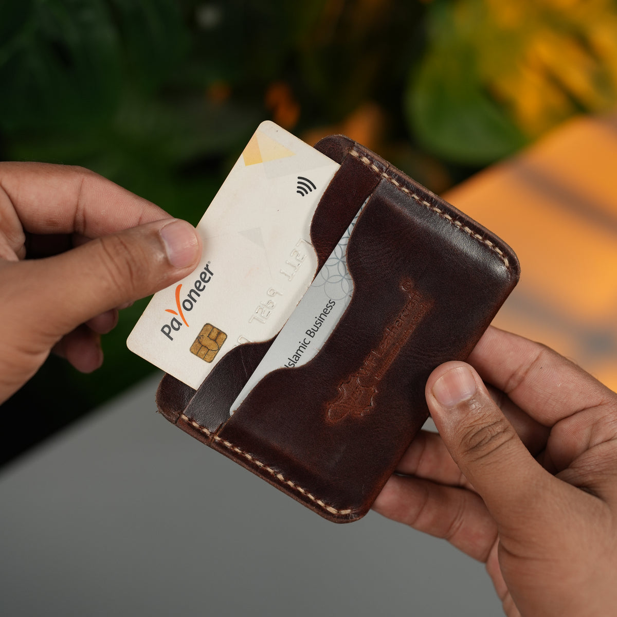 No. 113 Horizental Leather Cardholder