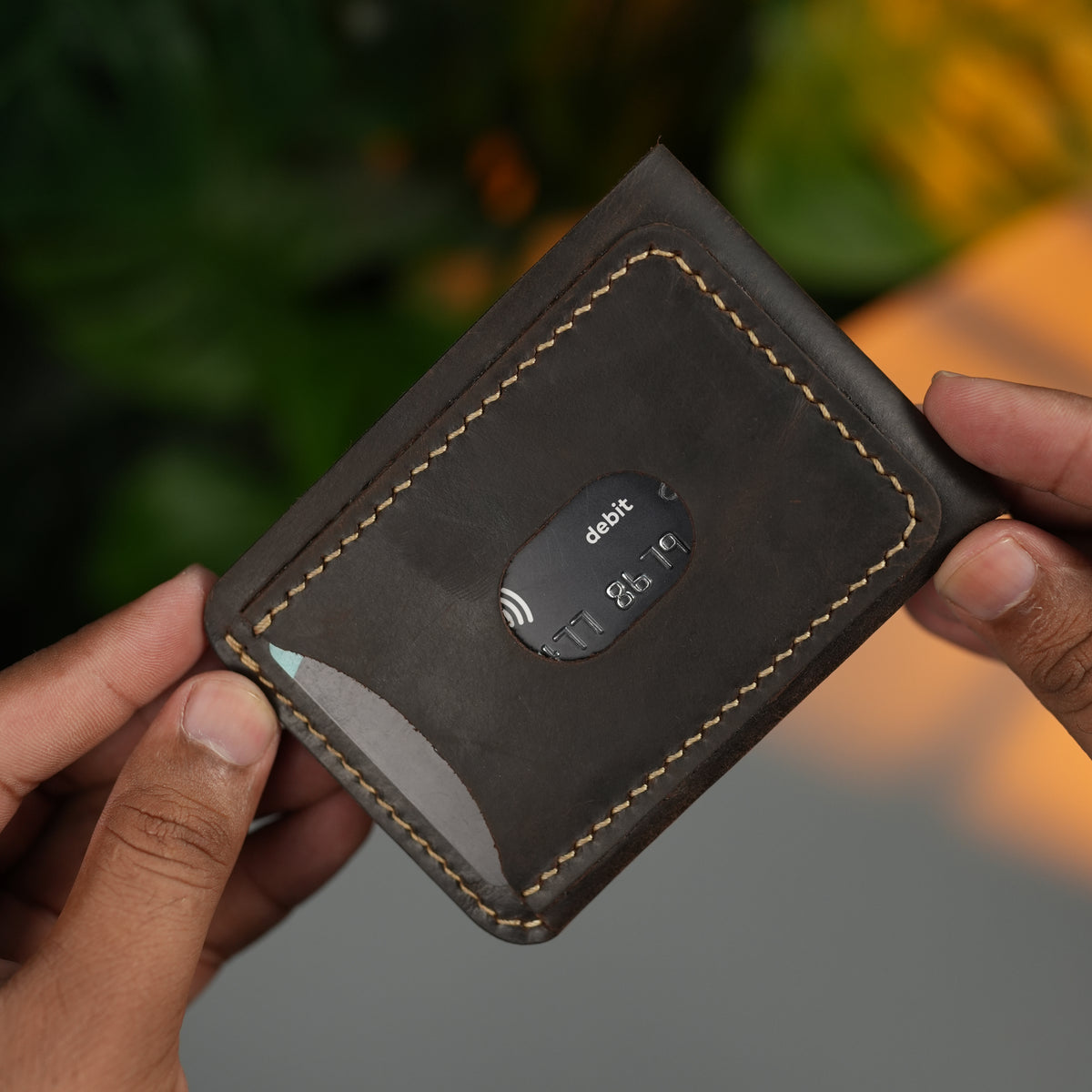 No.123 Bifold Leather Wallet | Full-Grain Pull-Up Leather