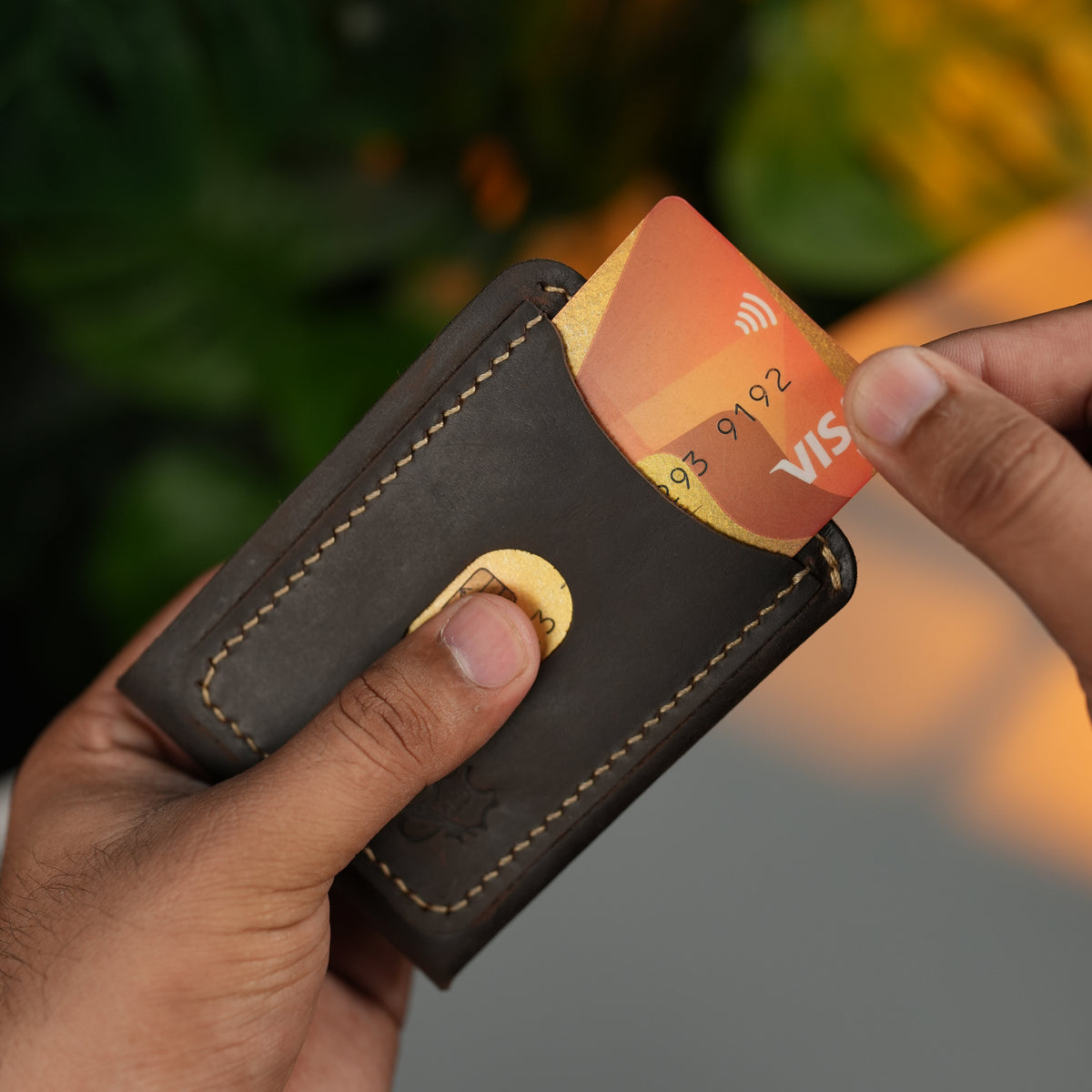 No.123 Bifold Leather Wallet | Full-Grain Pull-Up Leather