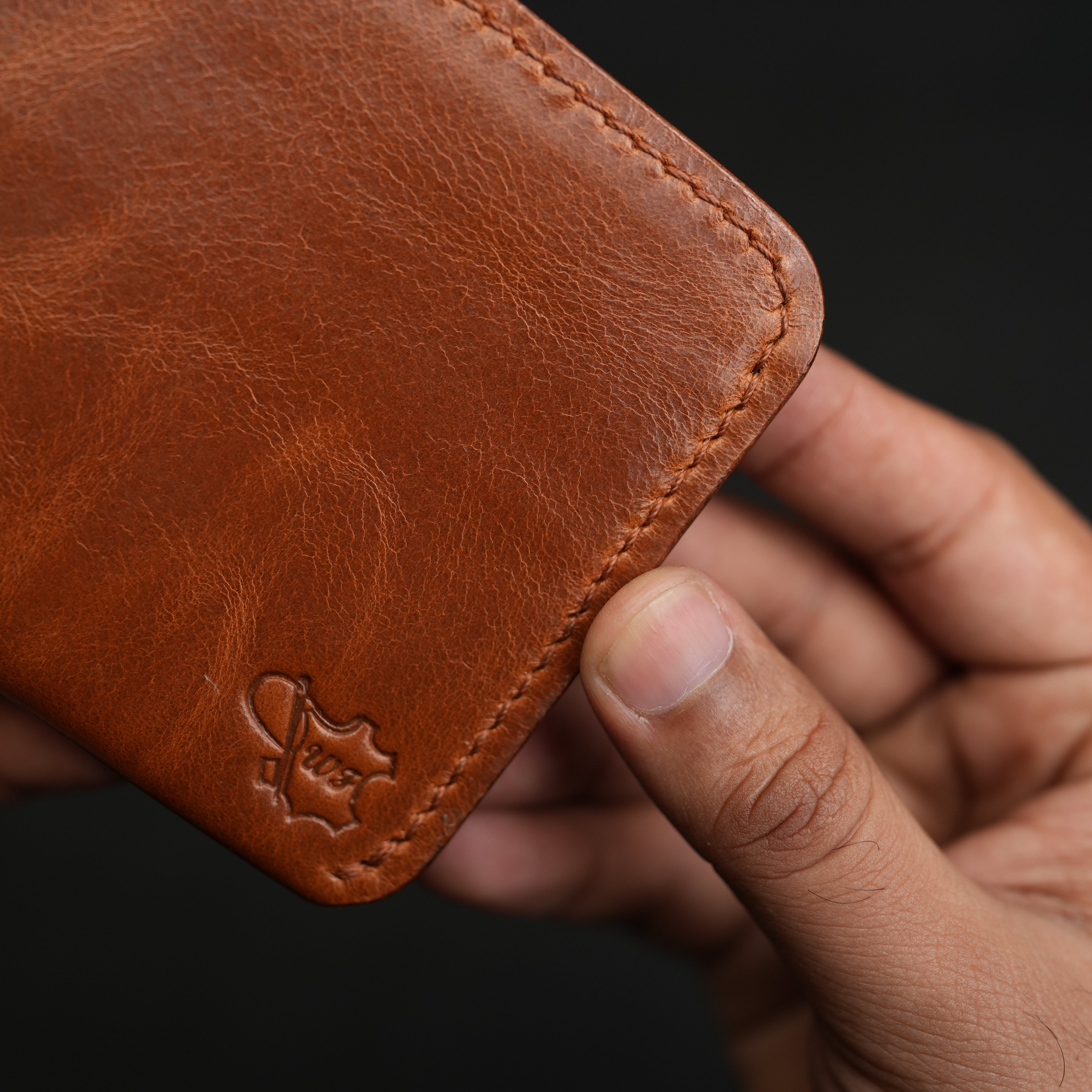 No. 81 classic full stitched bifold wallet Vintage Brown