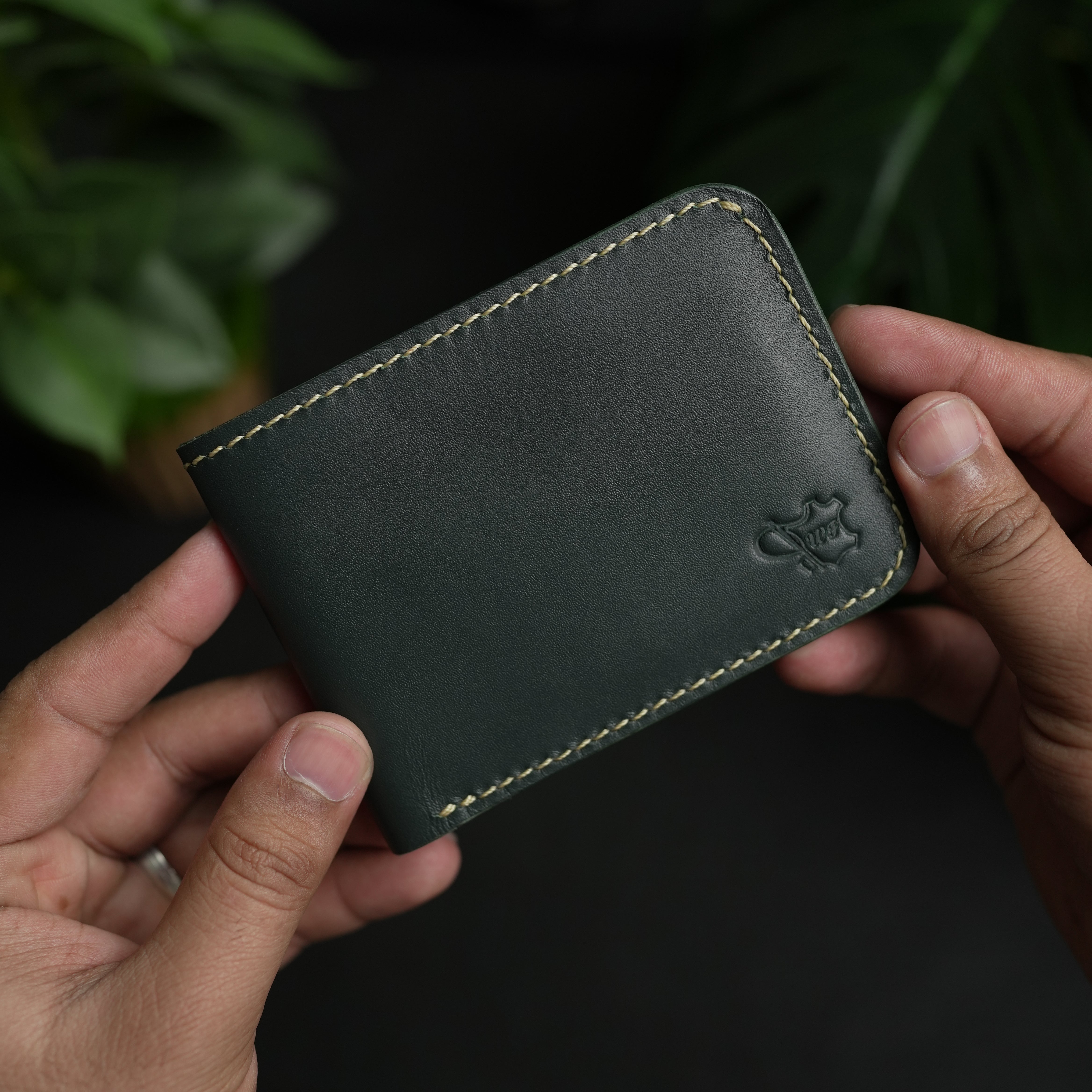 No. 55 claasic full stitshing dark green color