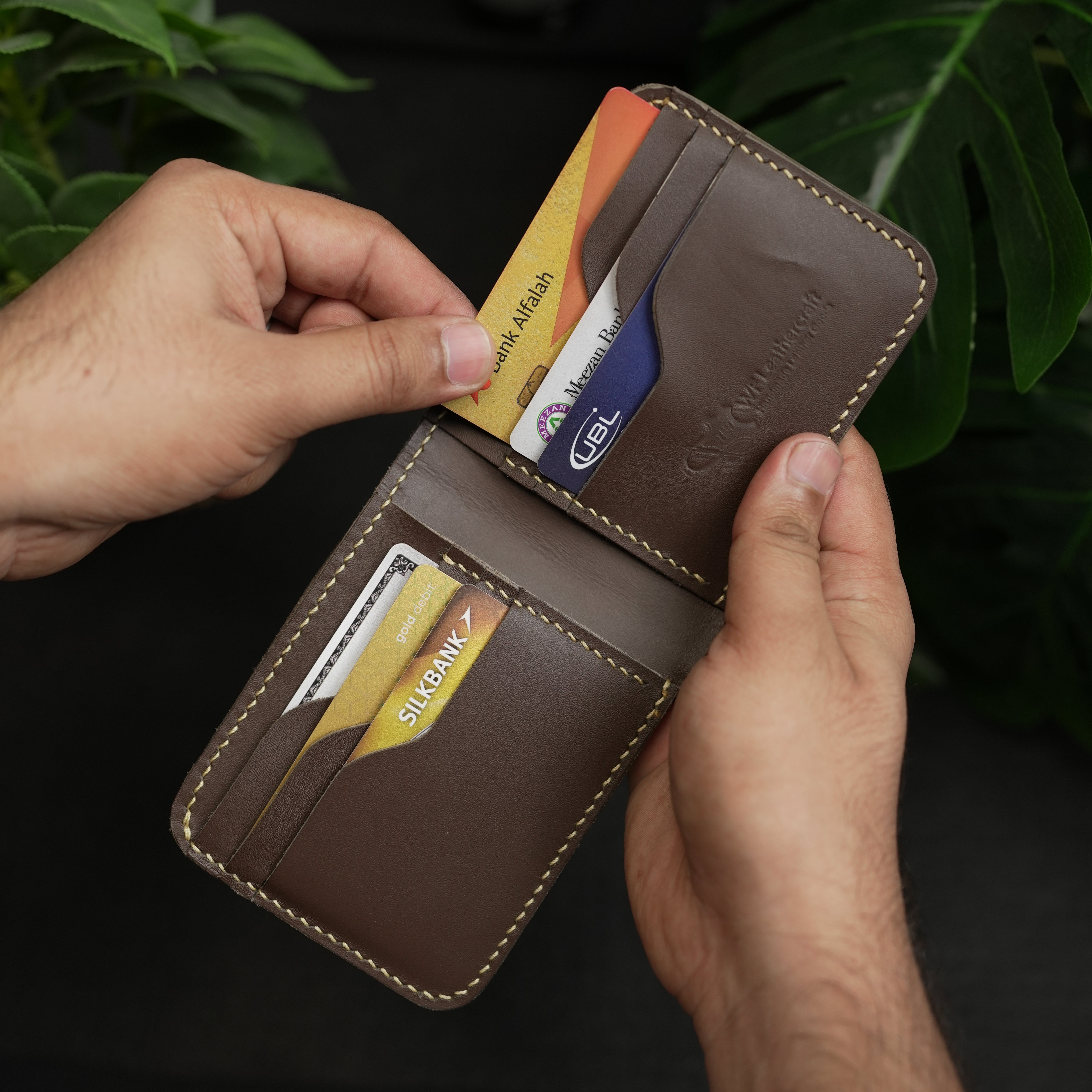 No.55 Pro Classic Bifold Wallet Leather wallet Rusted brown