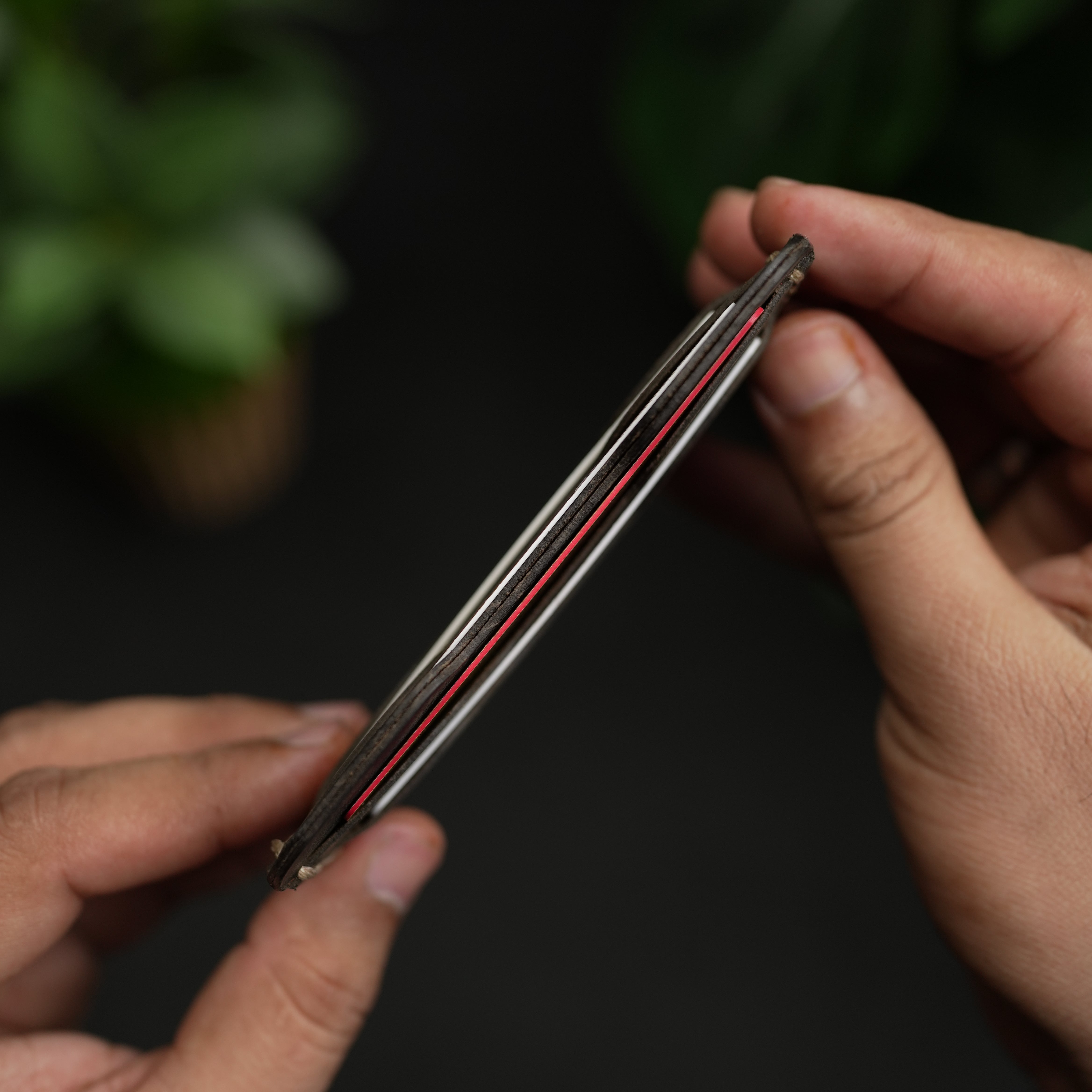 No. 113 Horizental Leather Cardholder