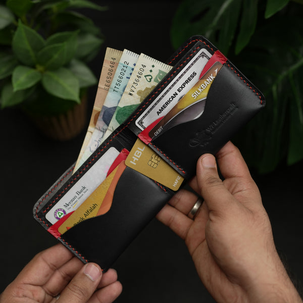 No.81 Bifold Leather Wallet | Handmade Full-Grain Men’s Wallet Pakistan
