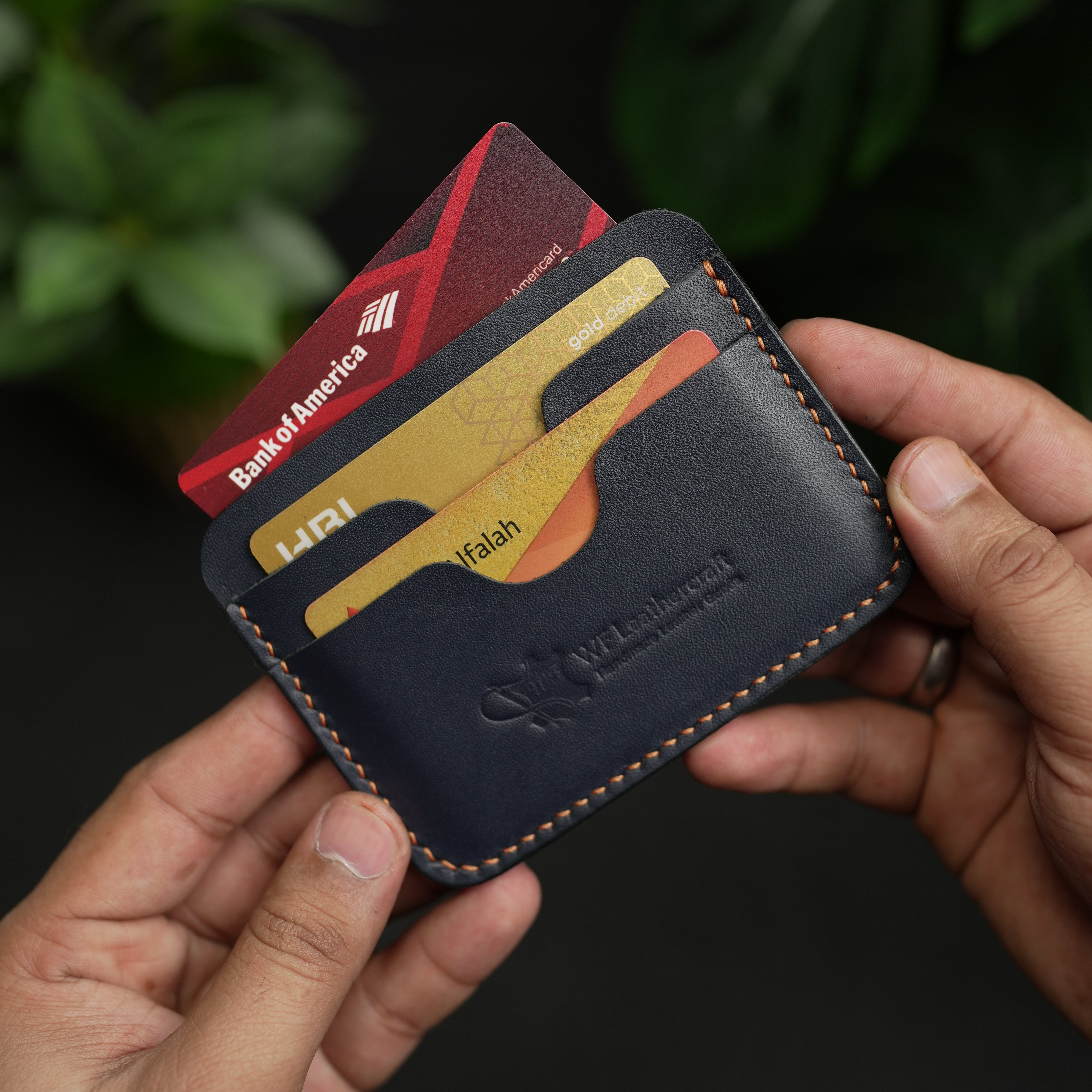 No. 118 Horizental Leather Cardholder