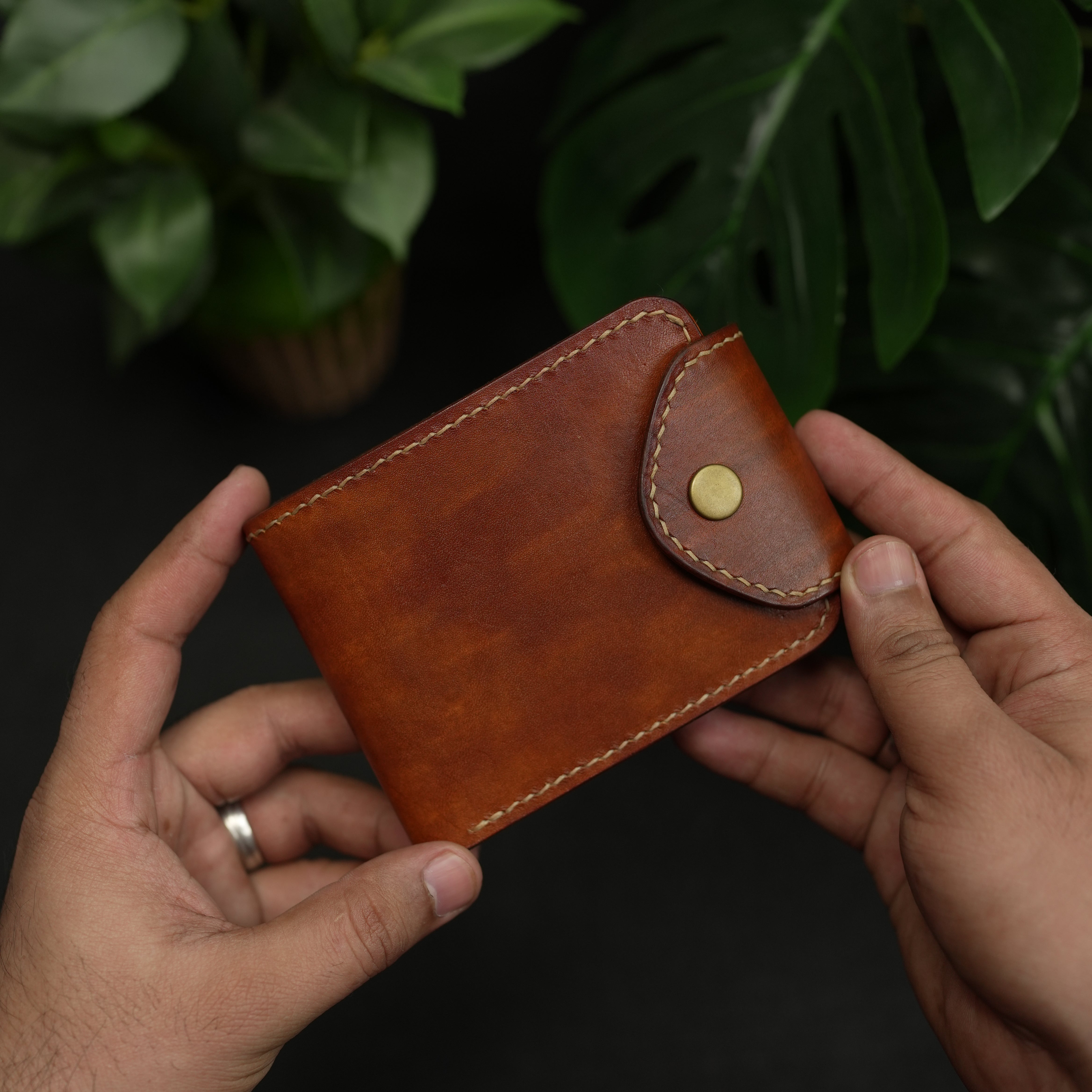 No.55 Pro Classic Hand dye wallet Fiebing’s Leather Dye