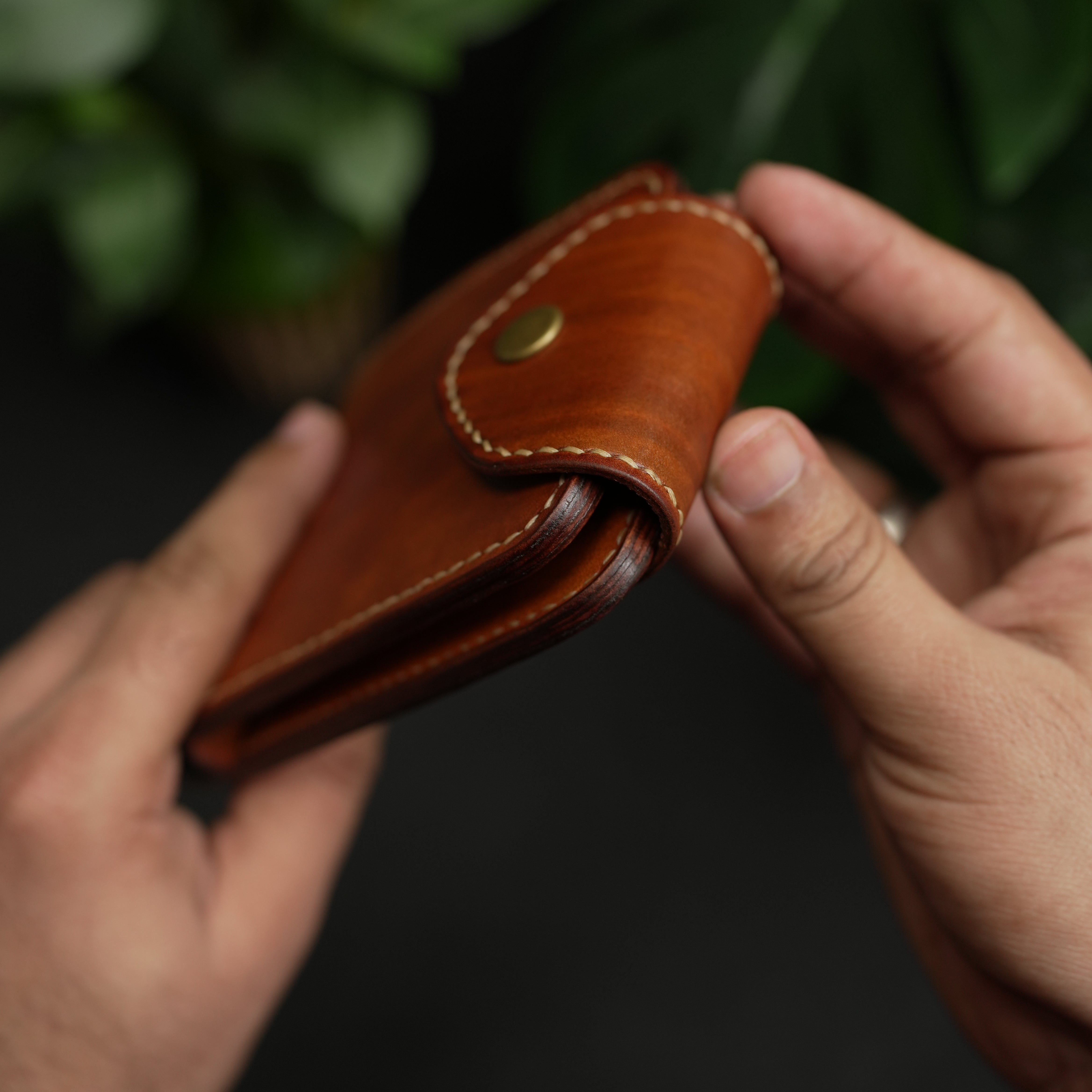 No.55 Pro Classic Hand dye wallet Fiebing’s Leather Dye