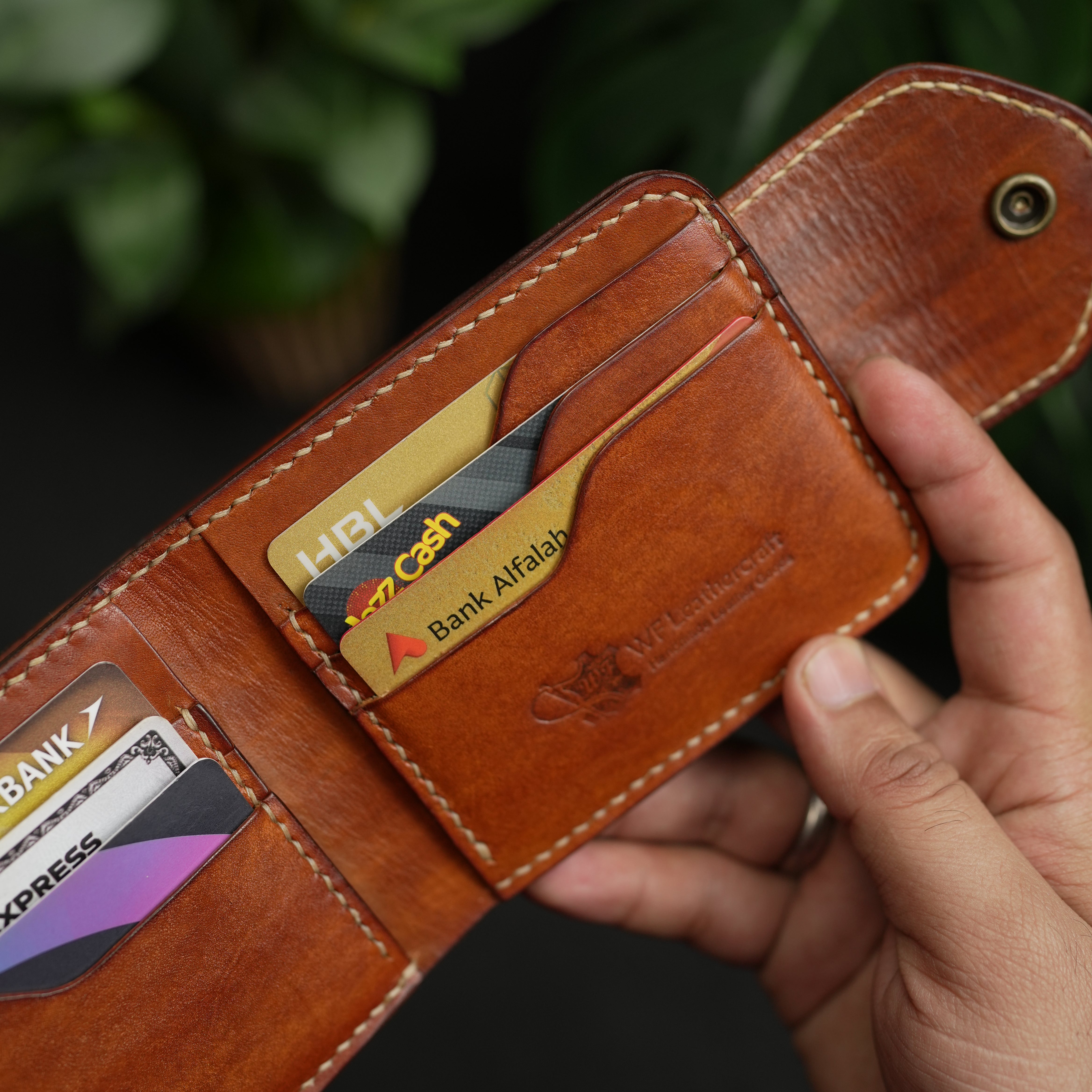 No.55 Pro Classic Hand dye wallet Fiebing’s Leather Dye