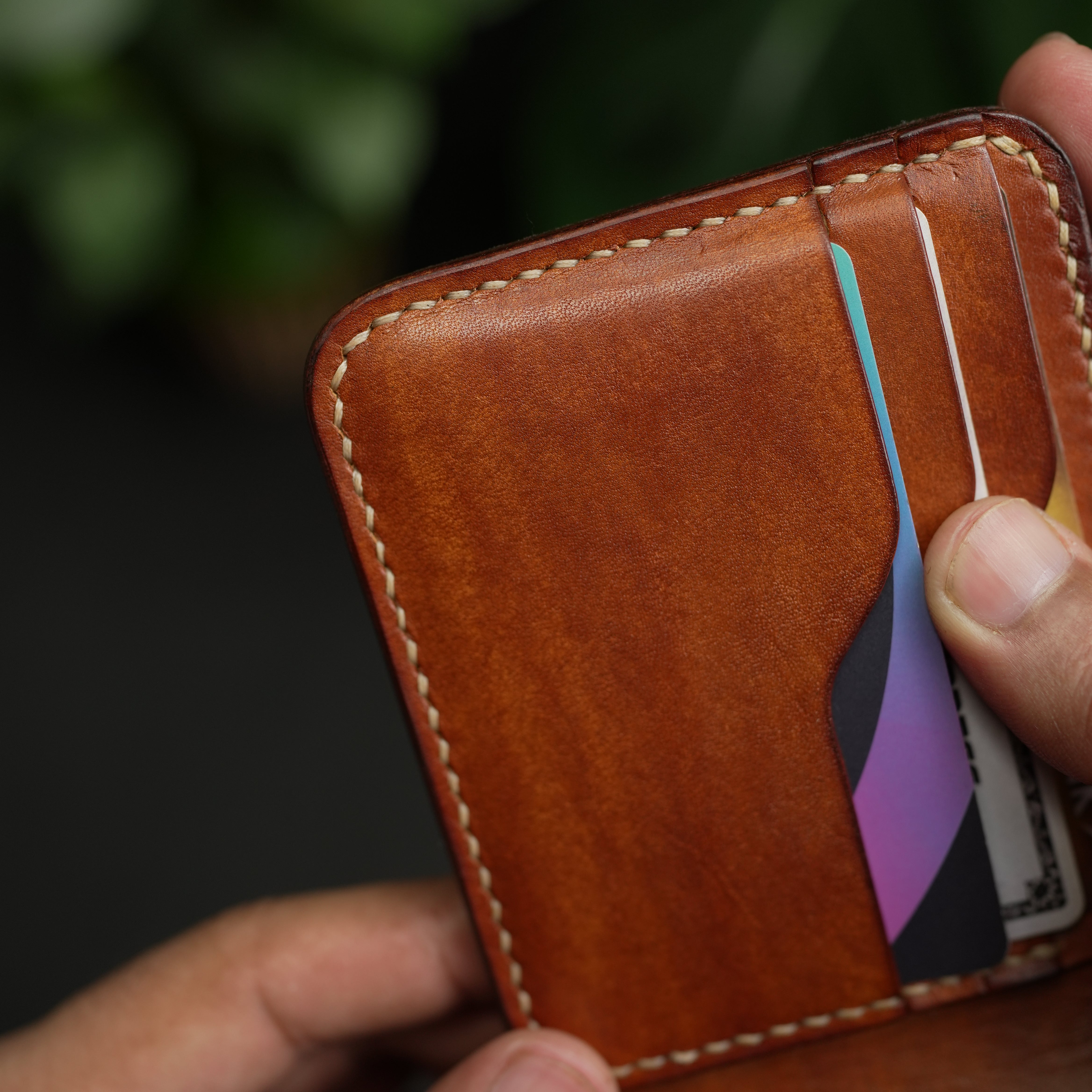 No.55 Pro Classic Hand dye wallet Fiebing’s Leather Dye