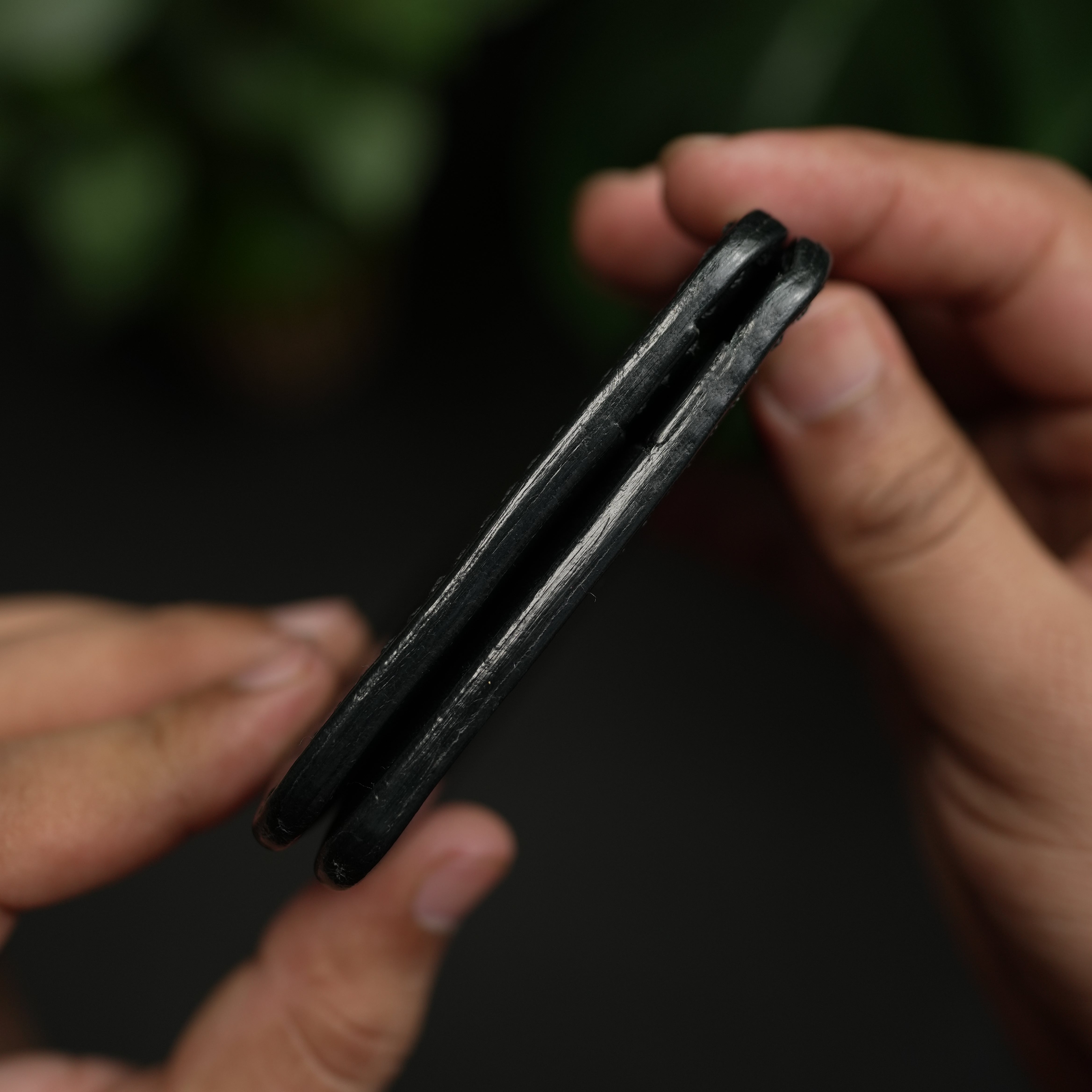 No.81 classic Bifold luxury Leather Wallet (Ocean Black)