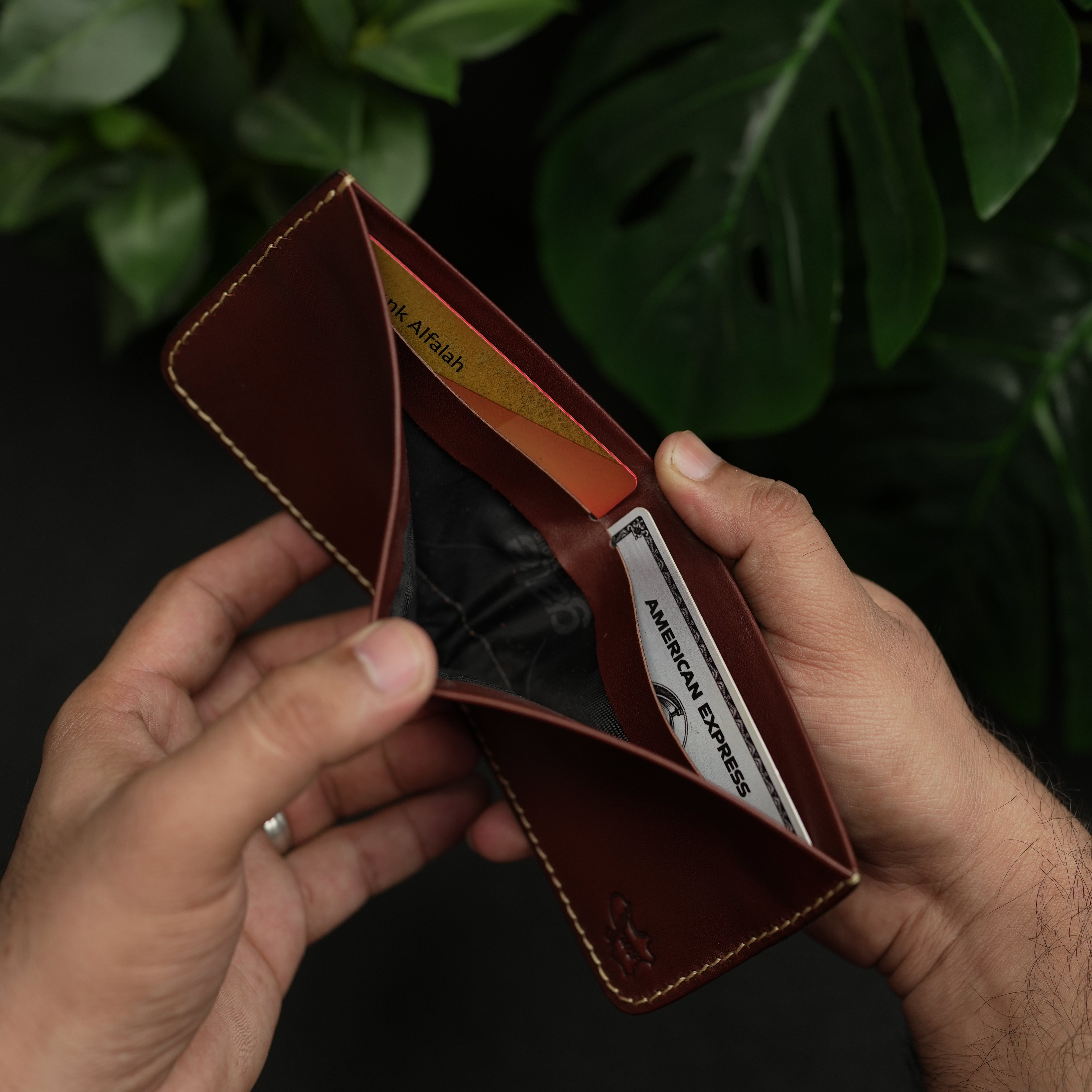 No. 89 Bifold leather wallet (Buck brown)