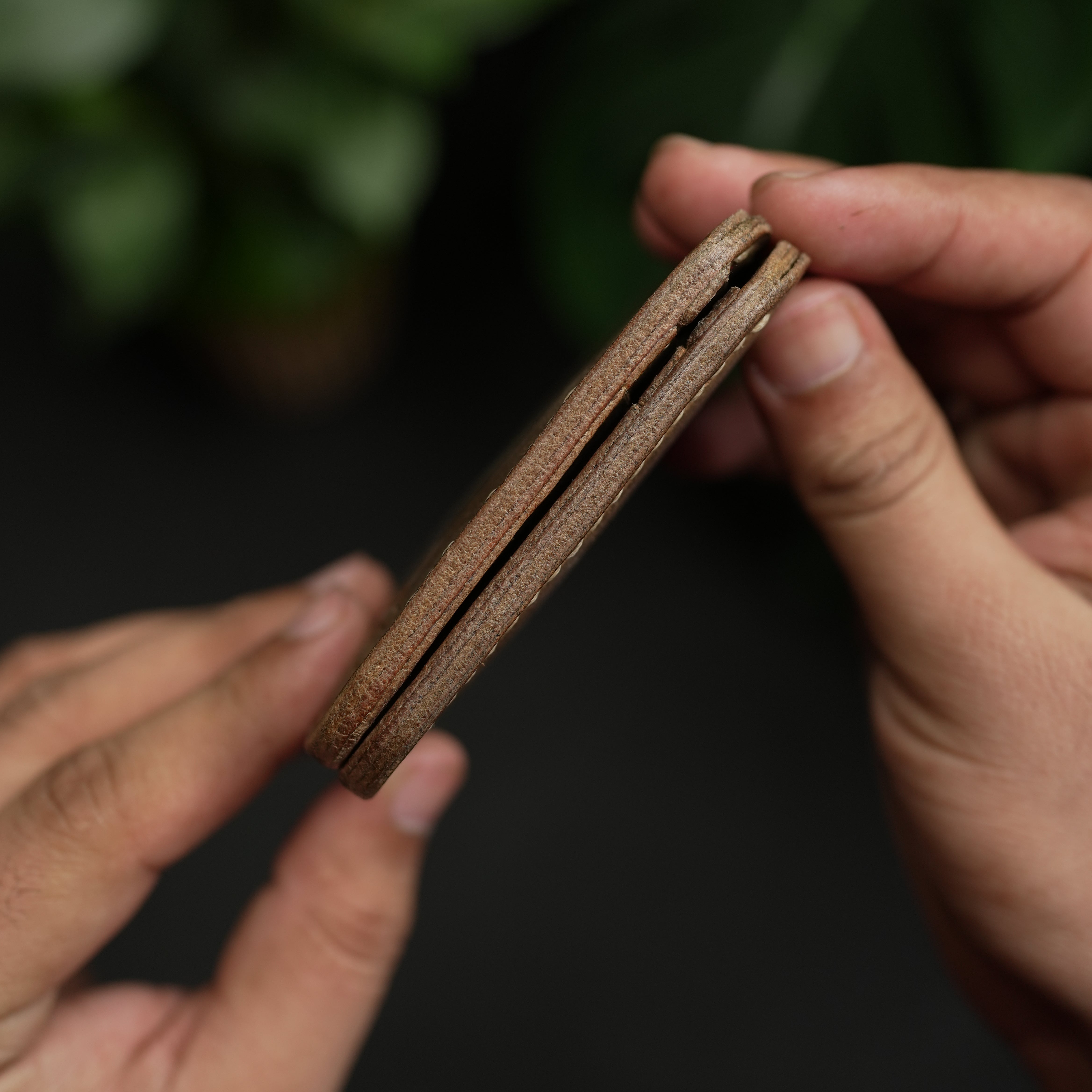 No.55 Pro Classic Bifold Wallet Leather wallet Rusted Tan Color