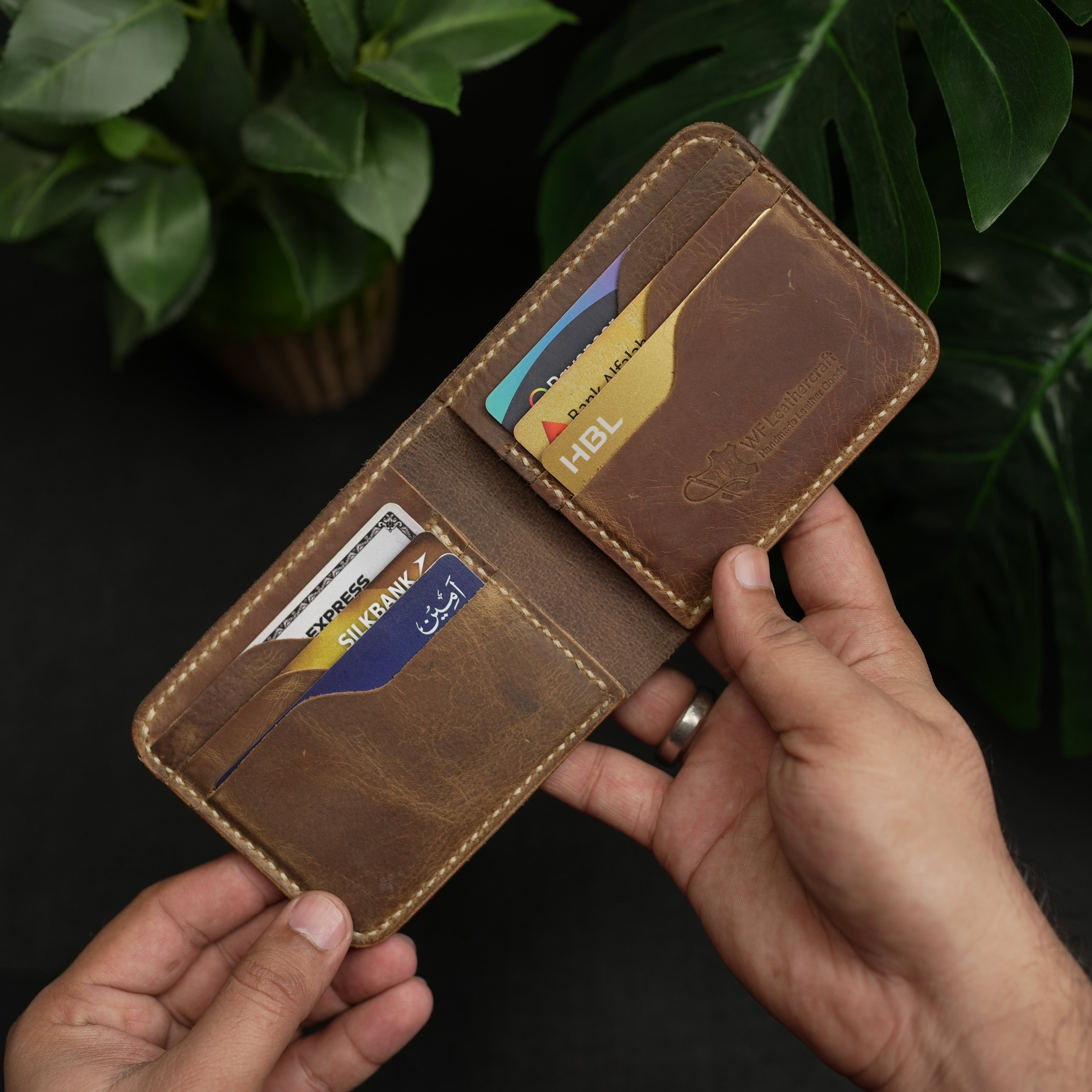 No.55 Pro Classic Bifold Wallet Leather wallet Rusted Tan Color