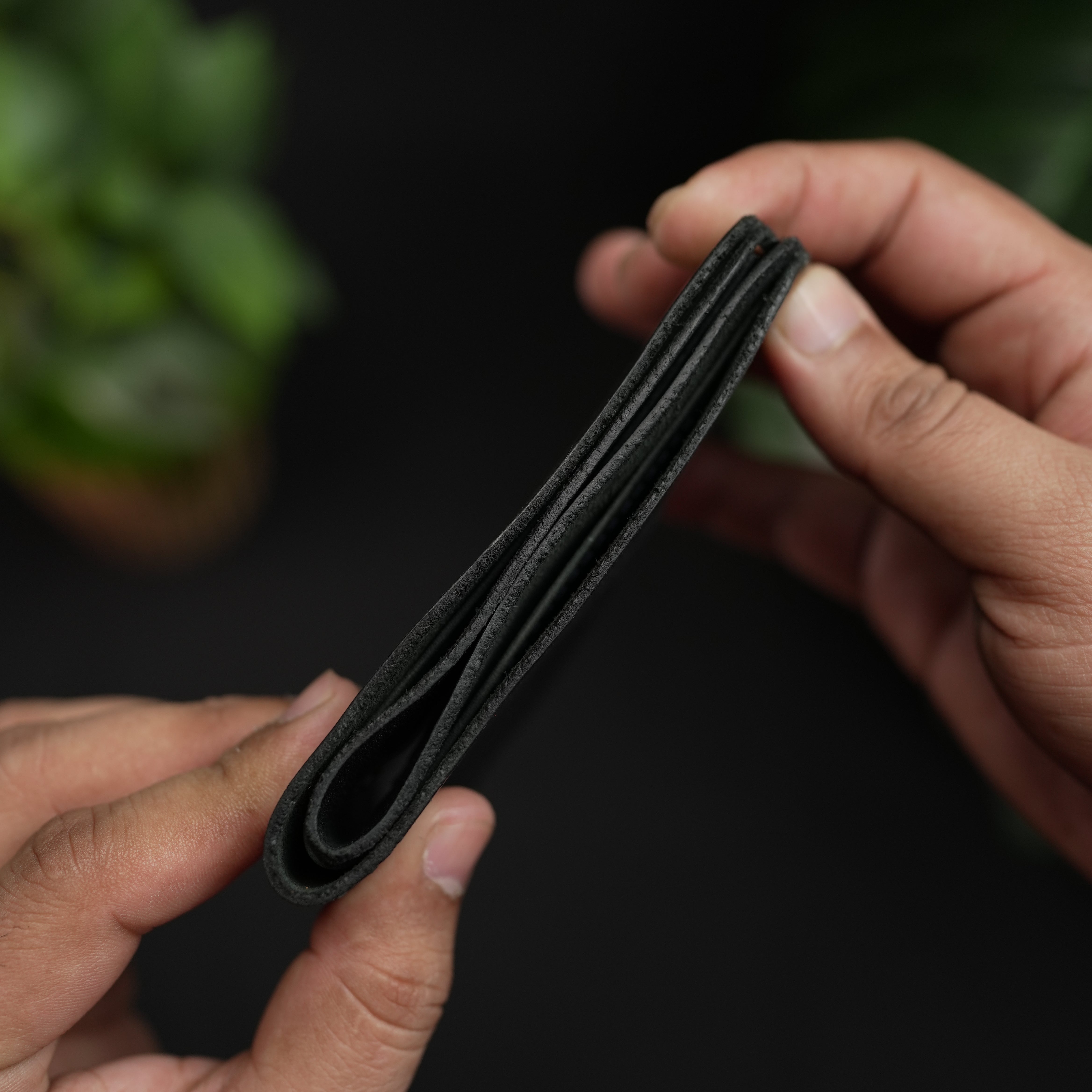 NO.55 PRO BIFOLD LEATEHR WALLET BLACK