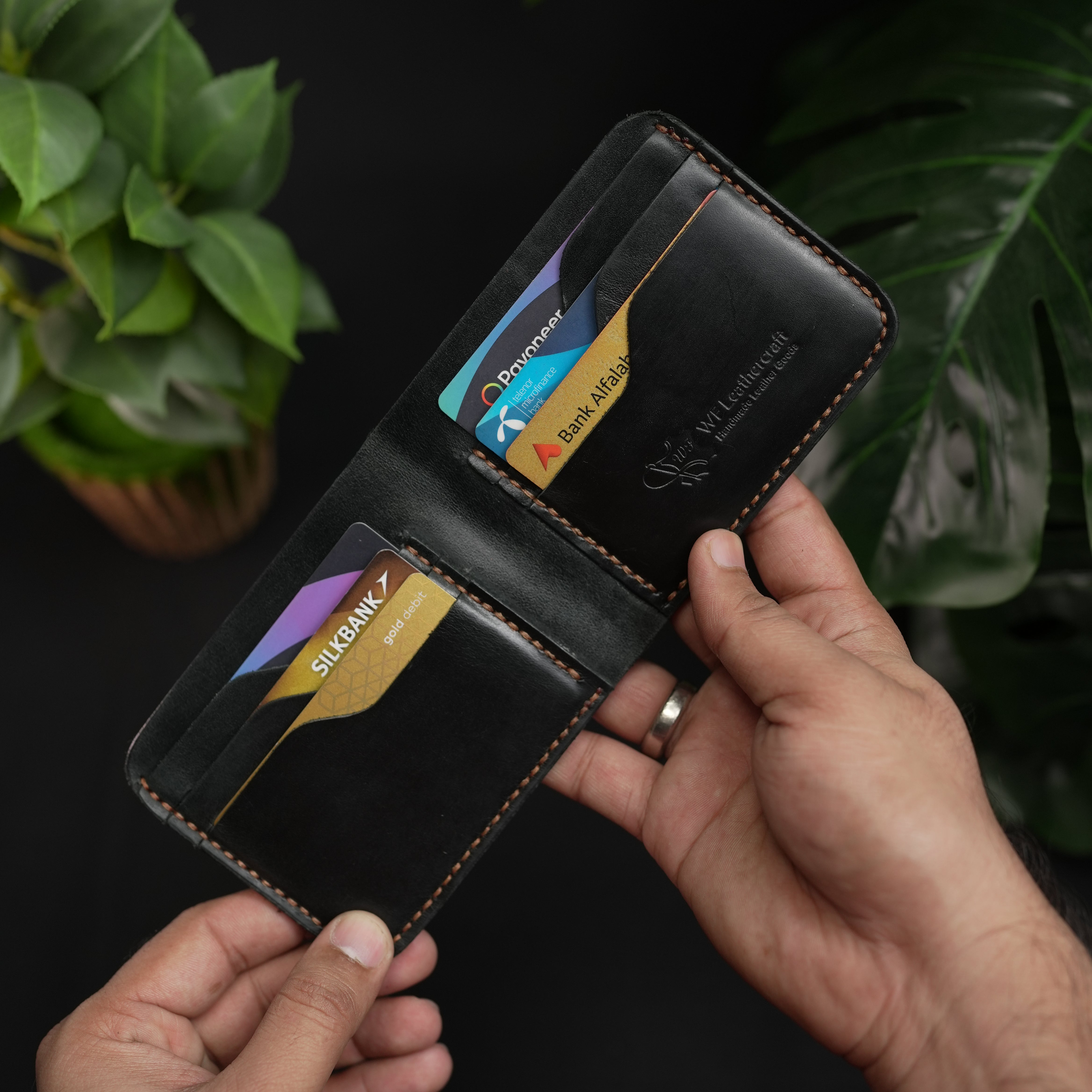 NO.55 PRO BIFOLD LEATEHR WALLET BLACK