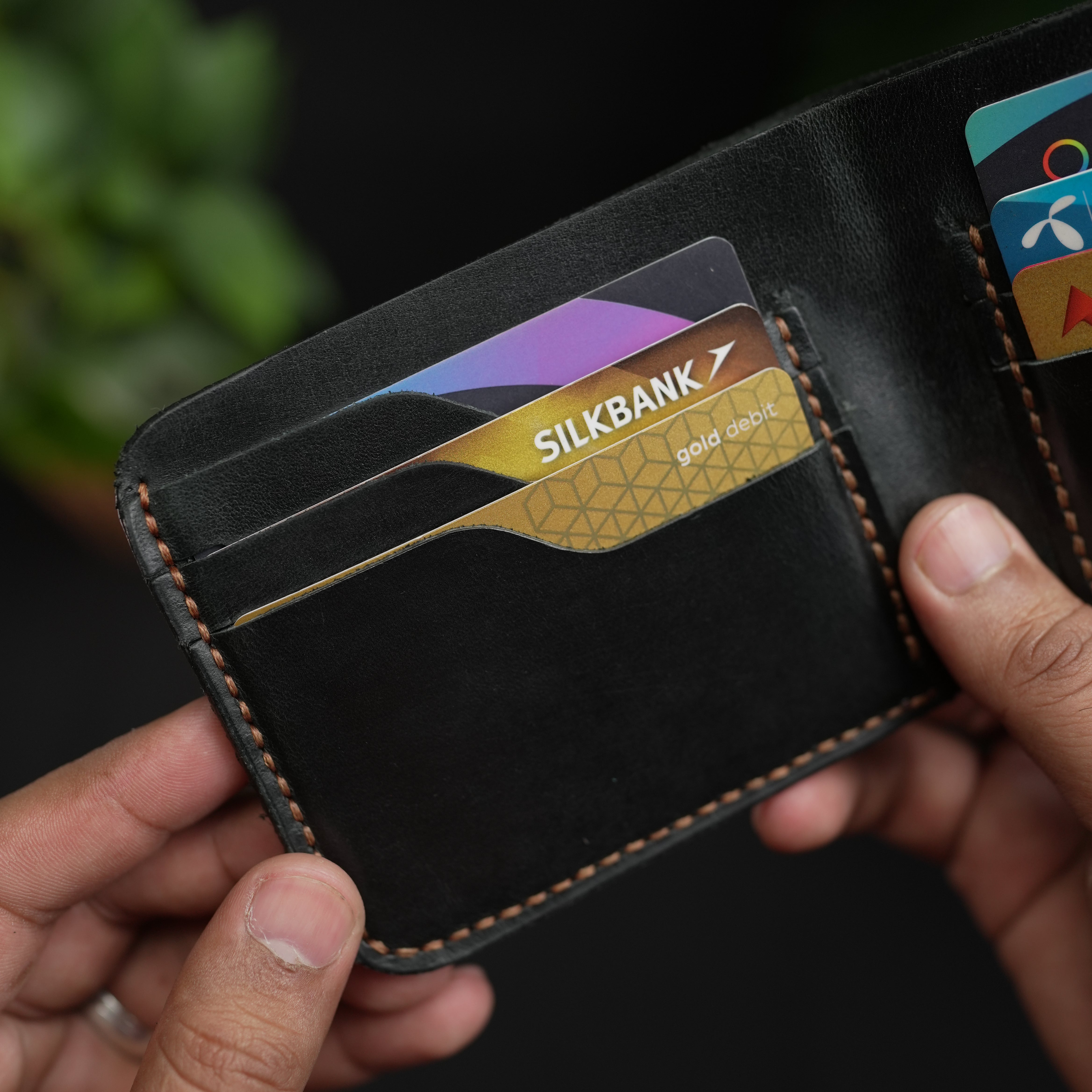 NO.55 PRO BIFOLD LEATEHR WALLET BLACK